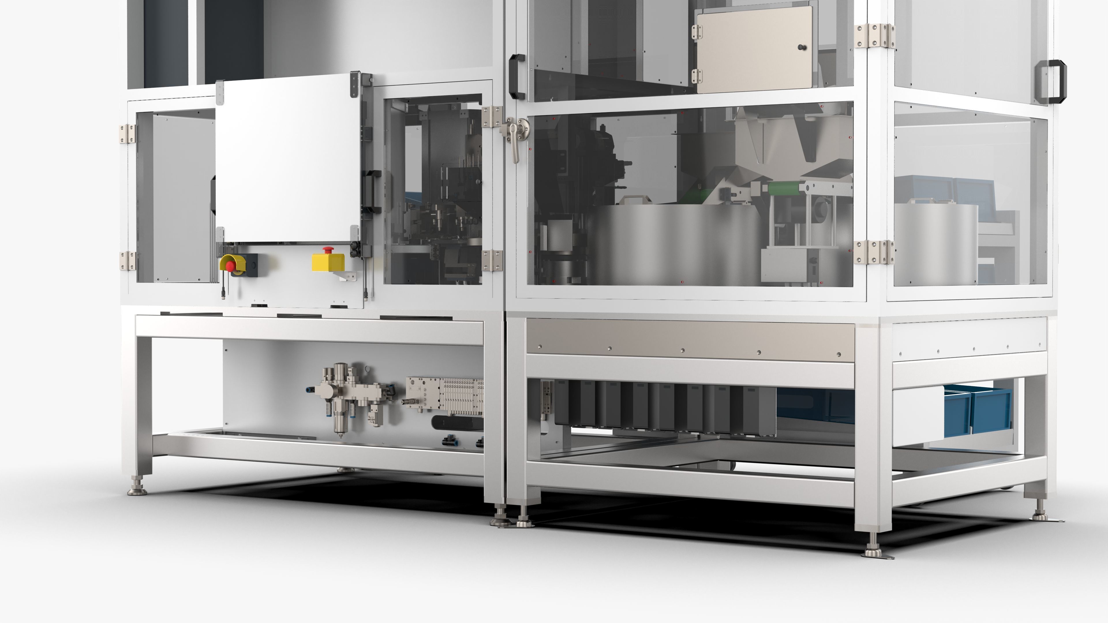 Automatic Small Motor Gearbox Assembly Machine 3D model_11