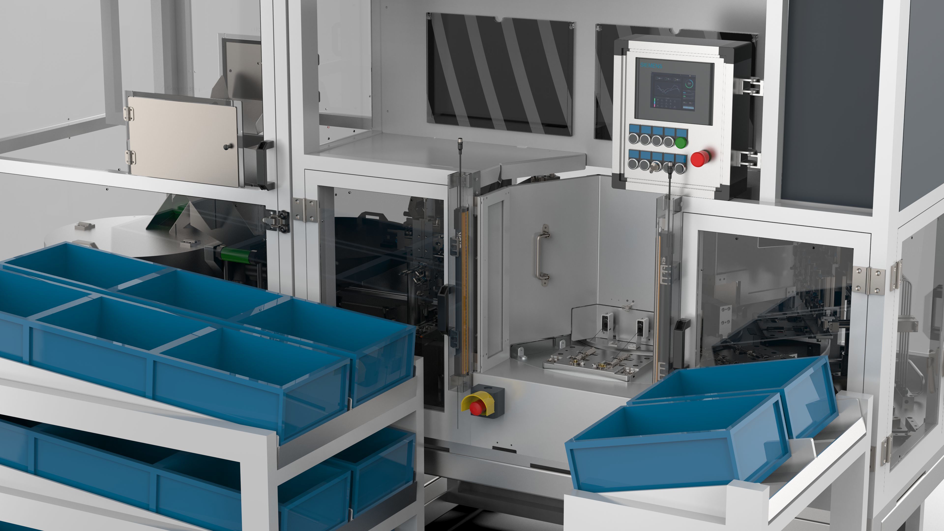 Automatic Small Motor Gearbox Assembly Machine 3D model_10