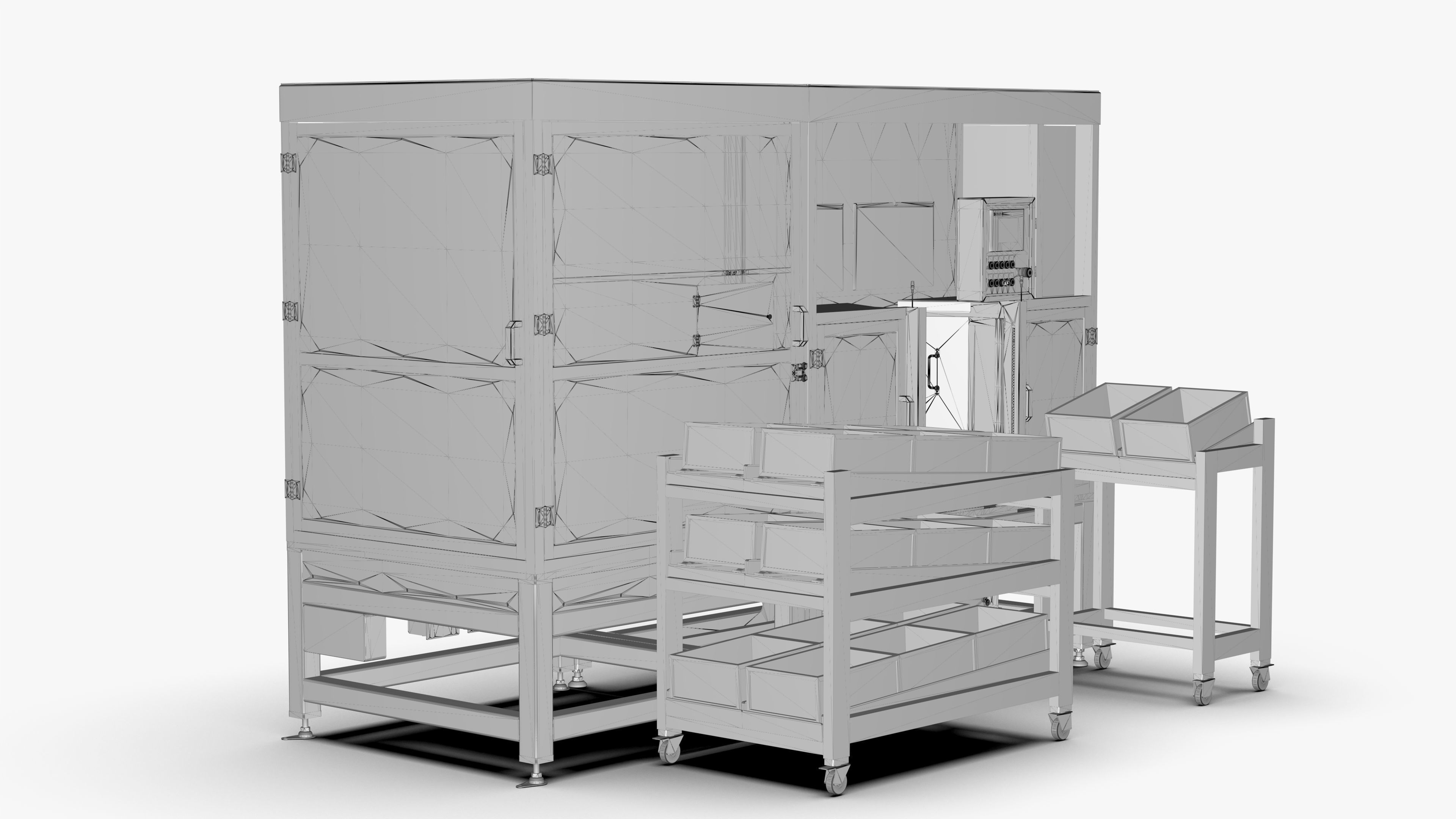 Automatic Small Motor Gearbox Assembly Machine 3D model_19