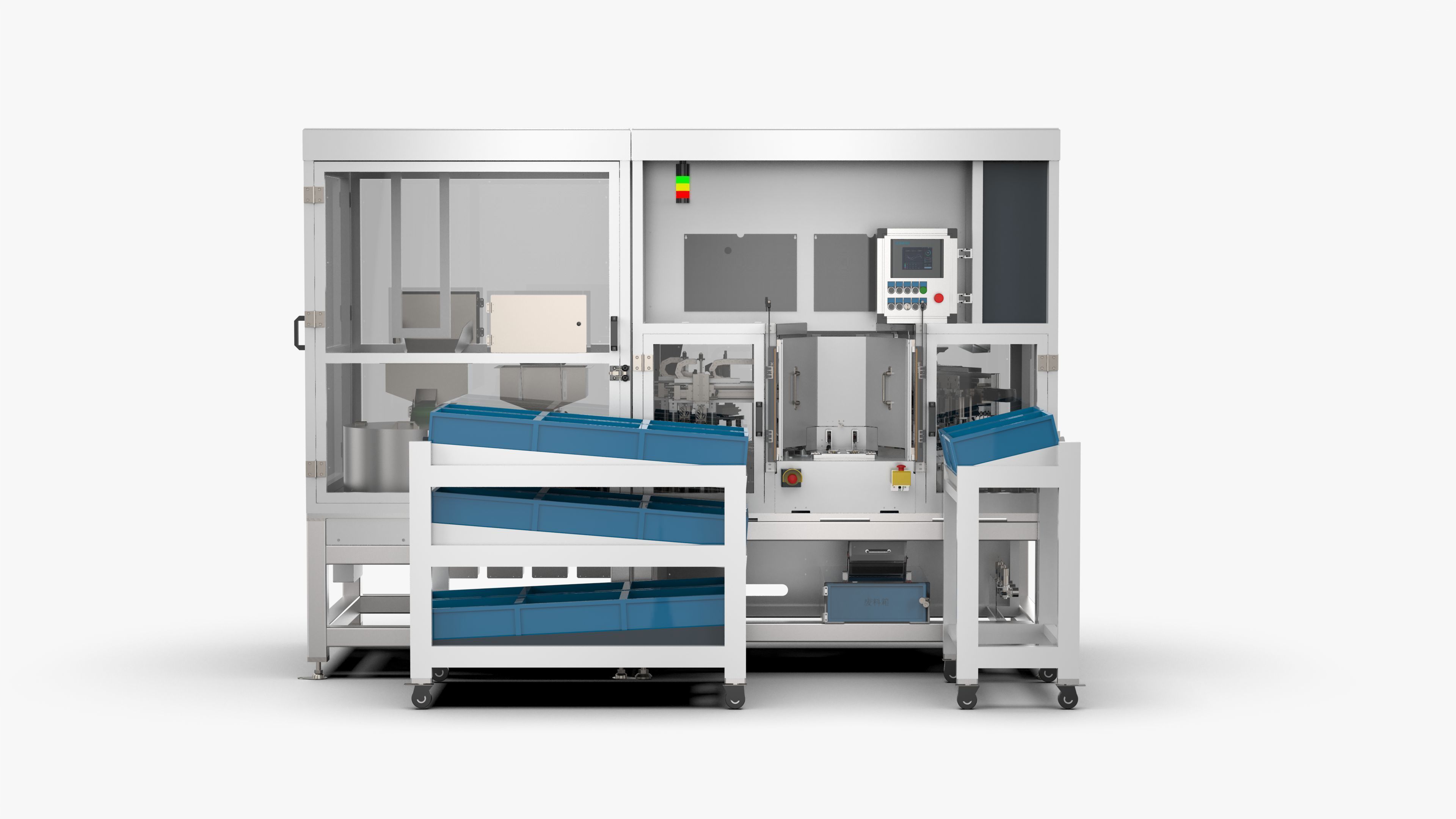 Automatic Small Motor Gearbox Assembly Machine 3D model_5