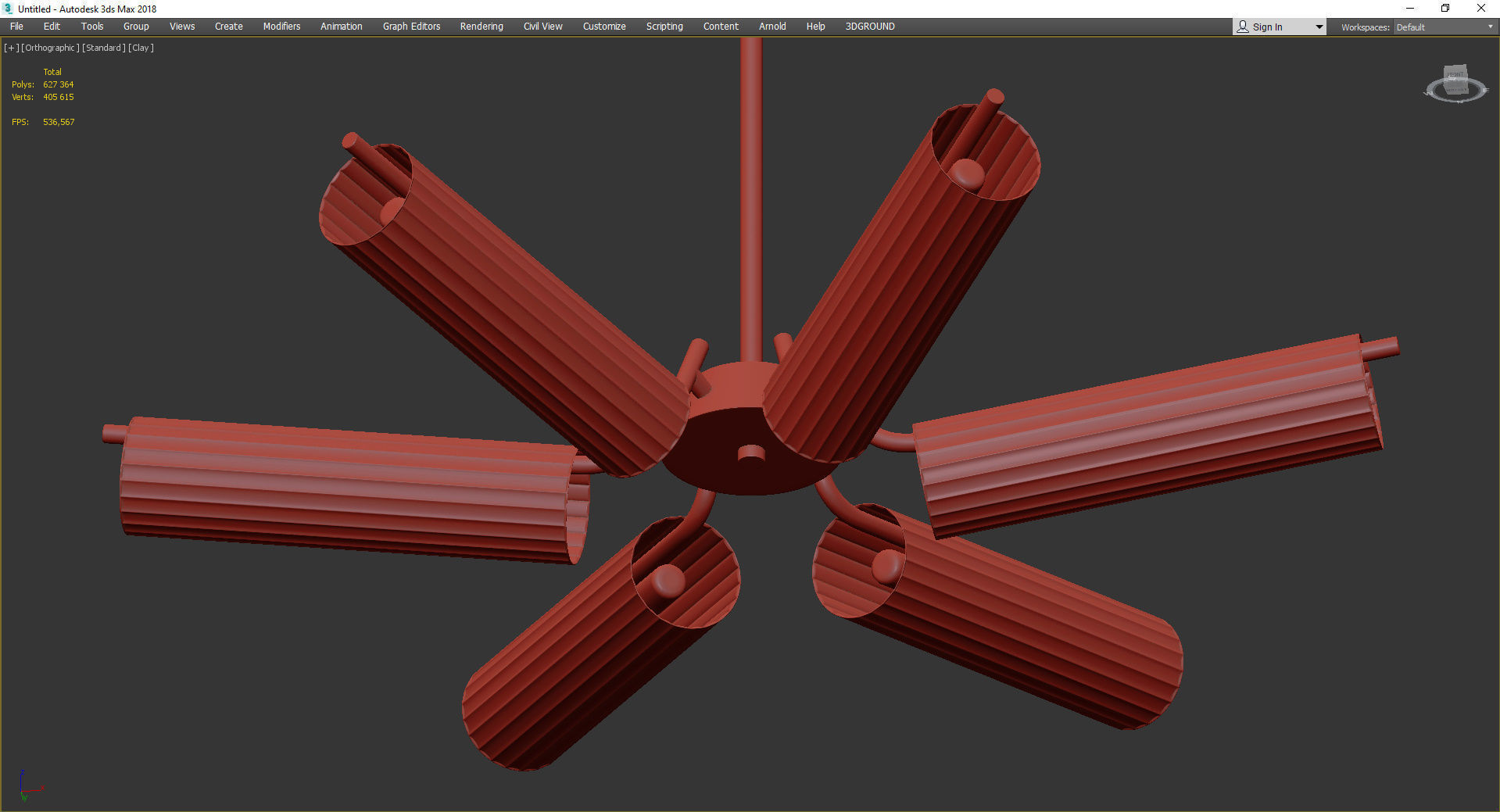 LUCINA Low-poly 3D model_4