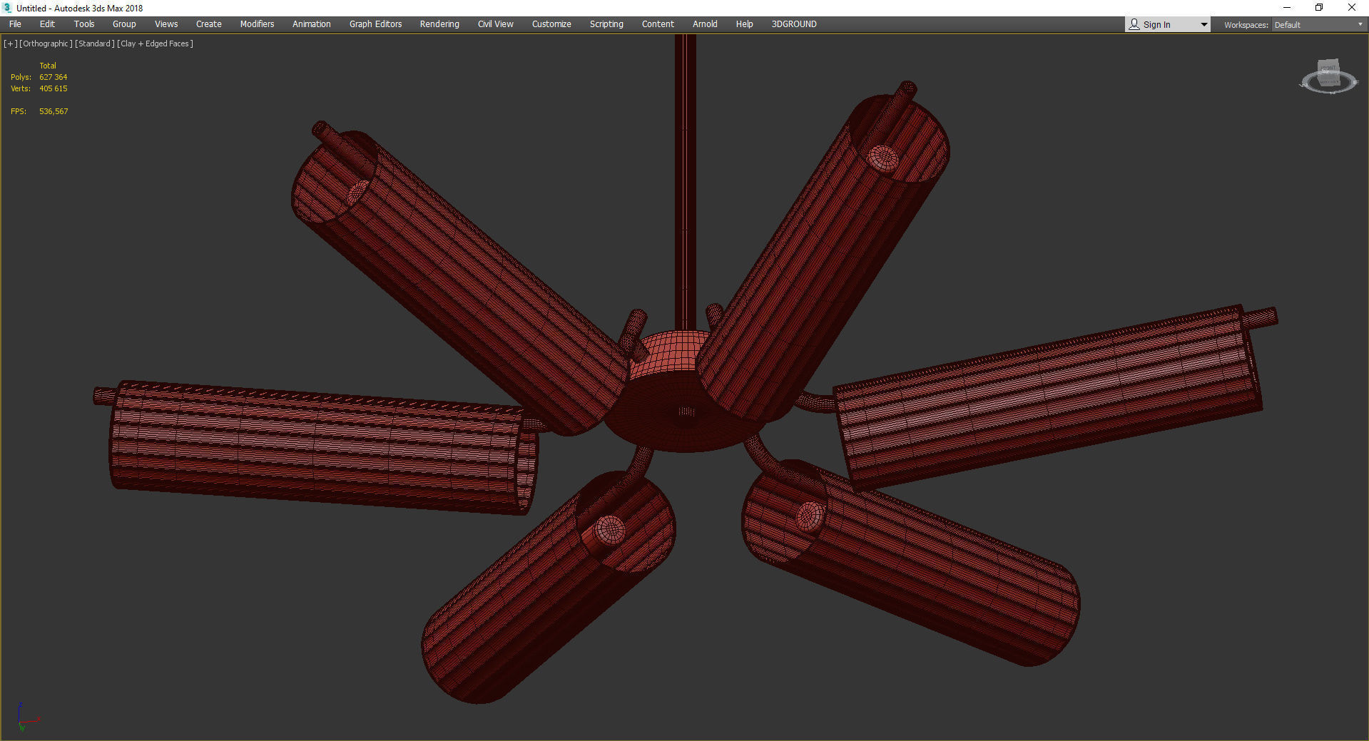 LUCINA Low-poly 3D model_5