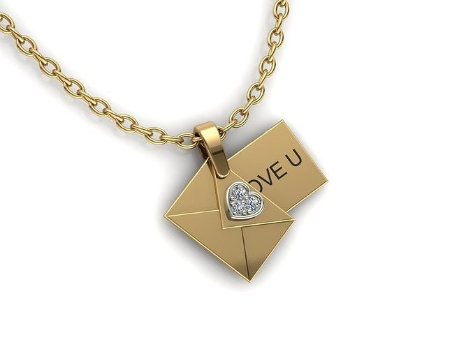 Envelope pendant