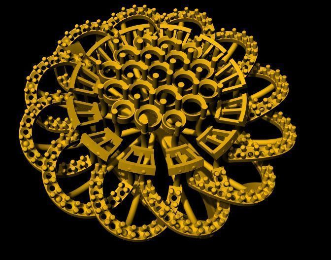 Cocktail Ring 3dm file 3D print model_4