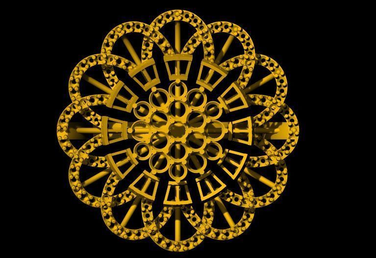 Cocktail Ring 3dm file 3D print model_3