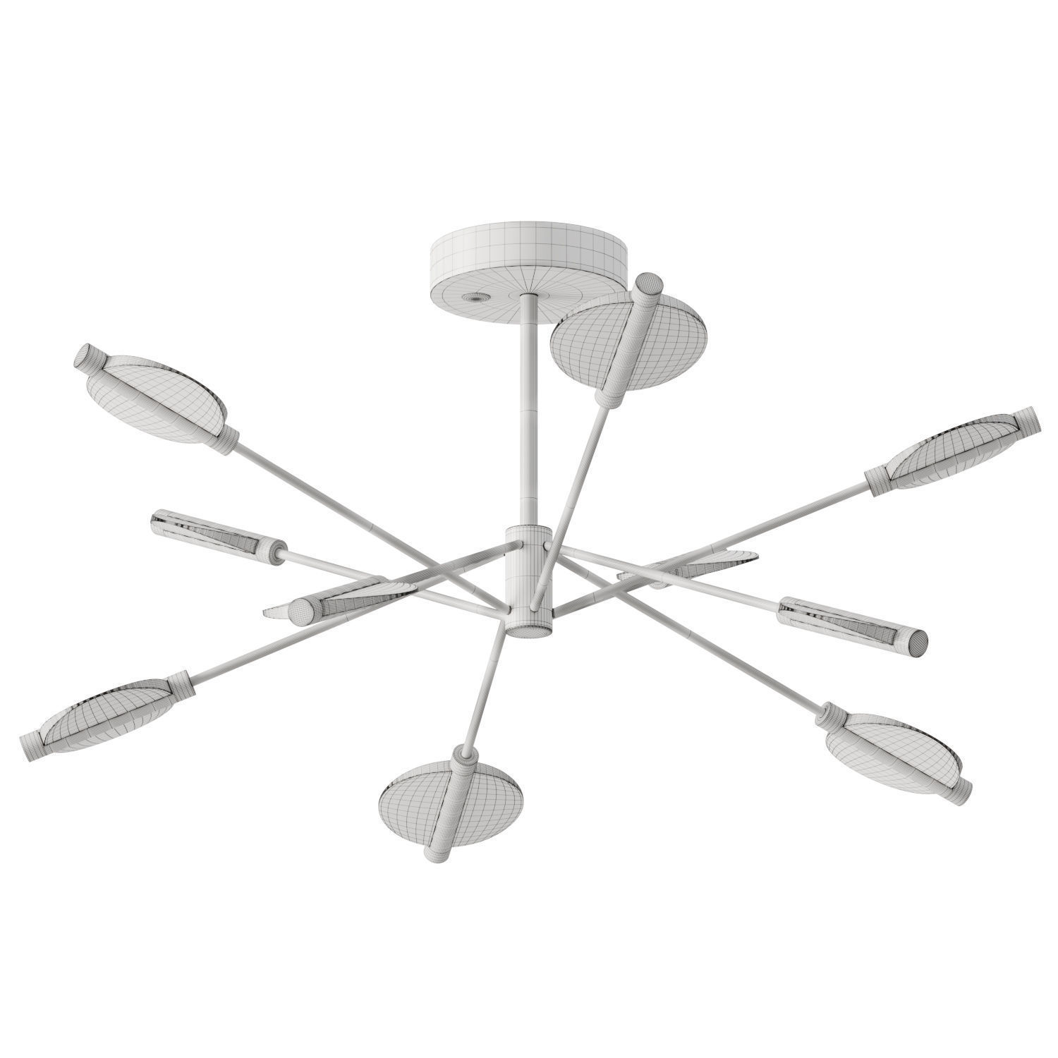 PACE pendant Low-poly 3D model_1