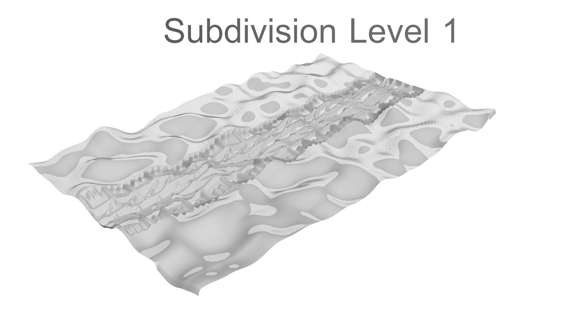 Car Track On The Snow 3D model_9