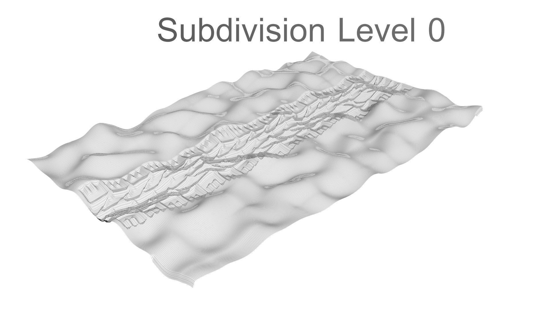 Car Track On The Snow 3D model_10