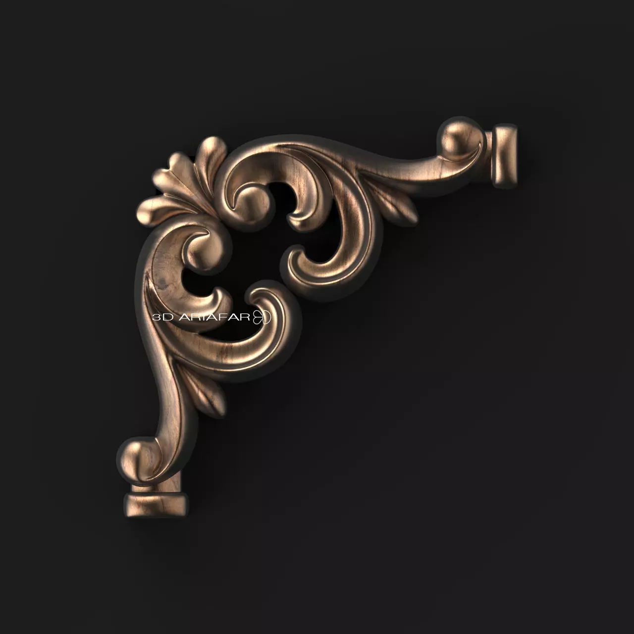 Corner decor - 002 3D print model
