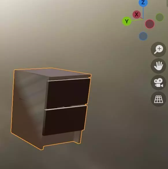 Comodino 3D print model_0