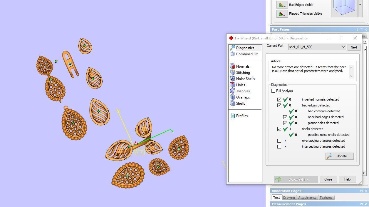 Ring and Earrings 3D print model_4