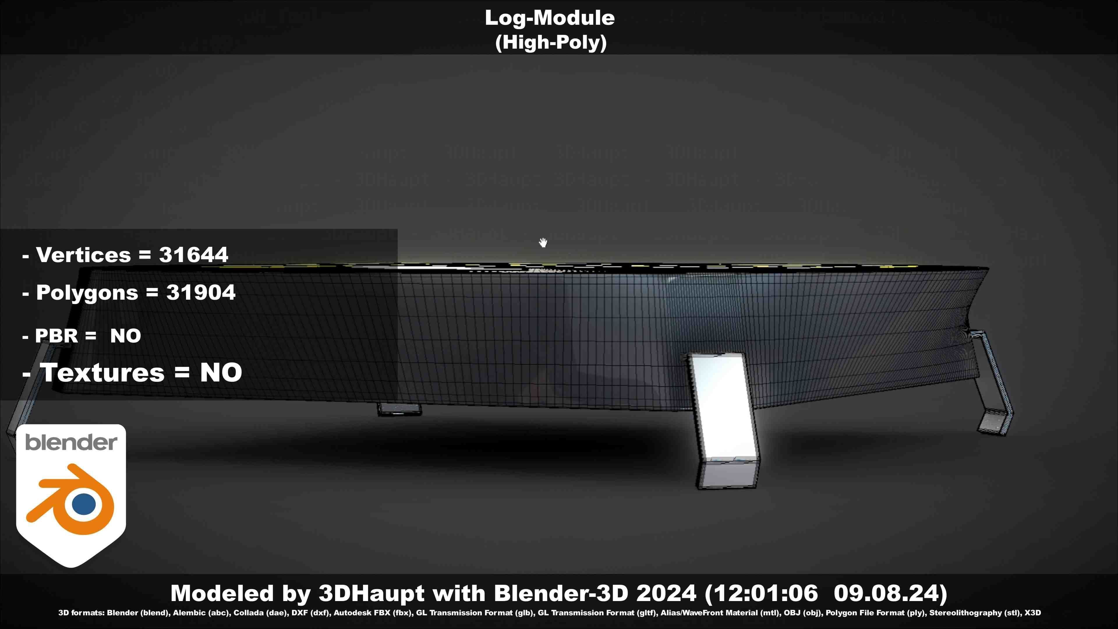 Log-Module 3D model_72