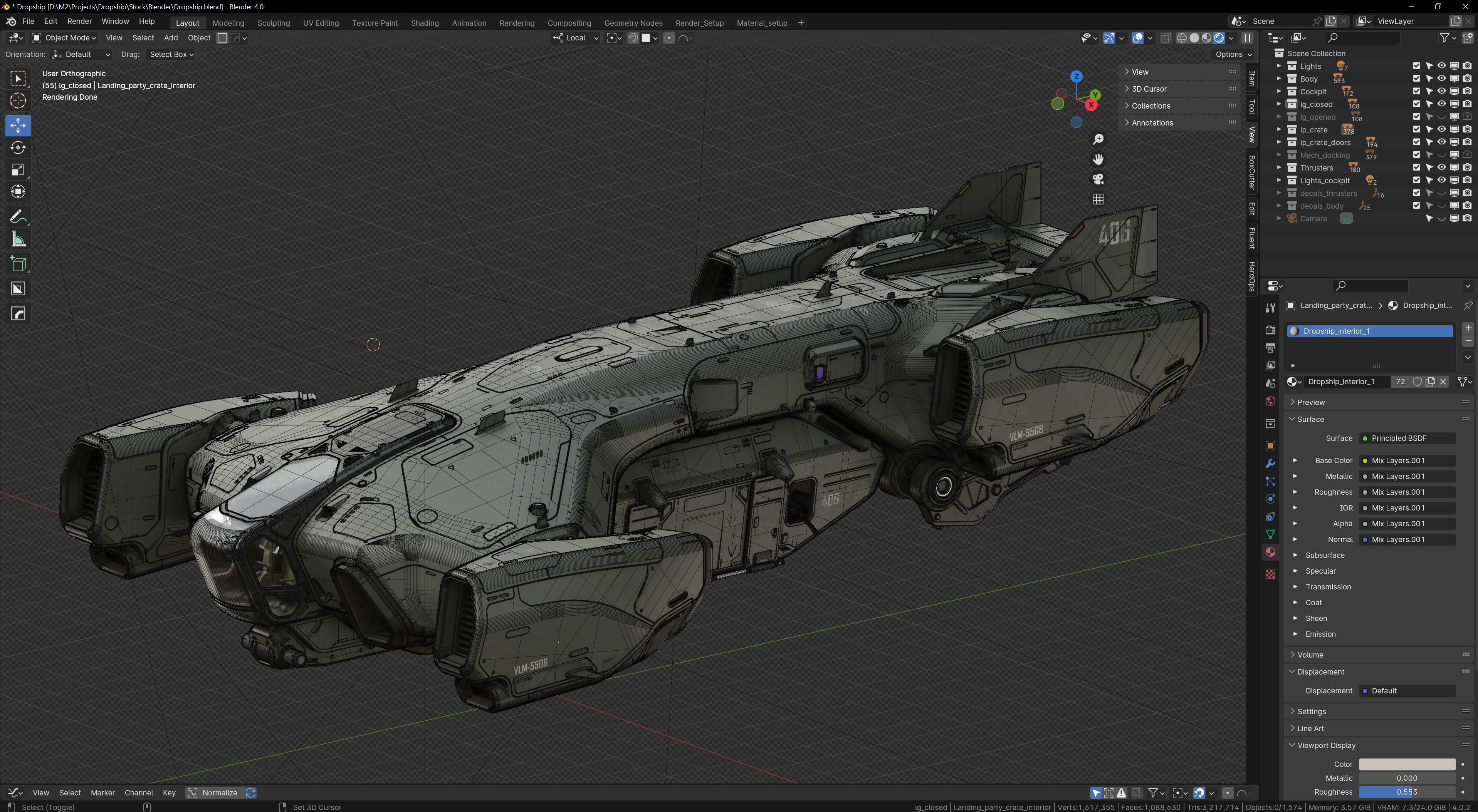 Dropship Concept 3D model_17