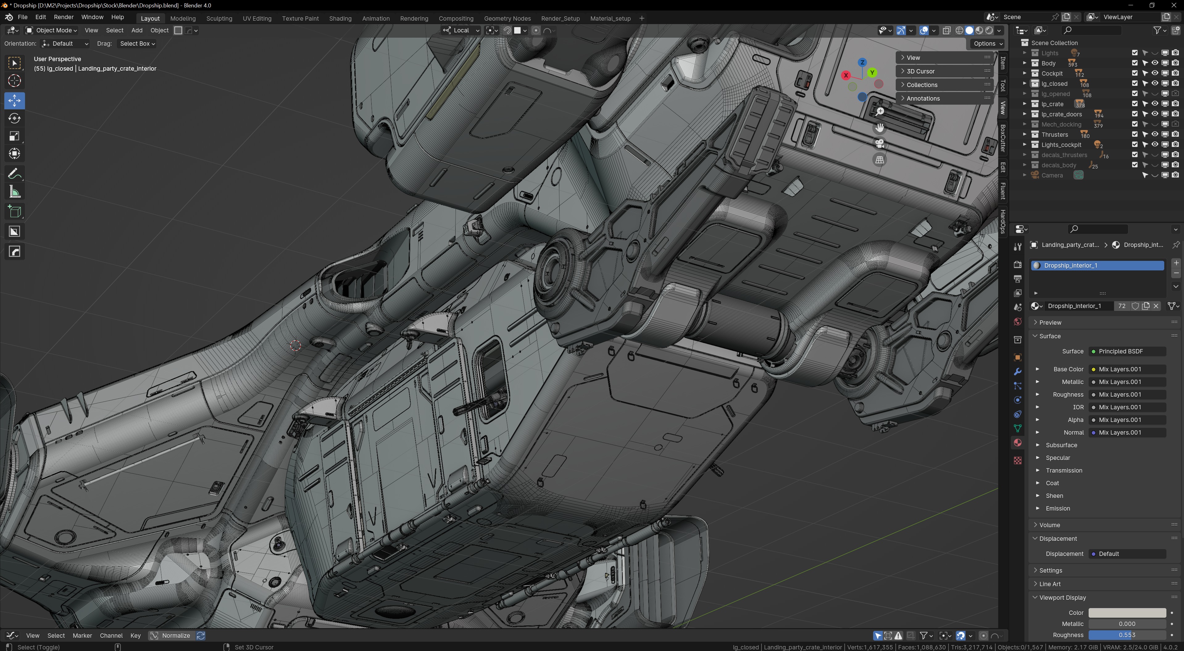 Dropship Concept 3D model_21