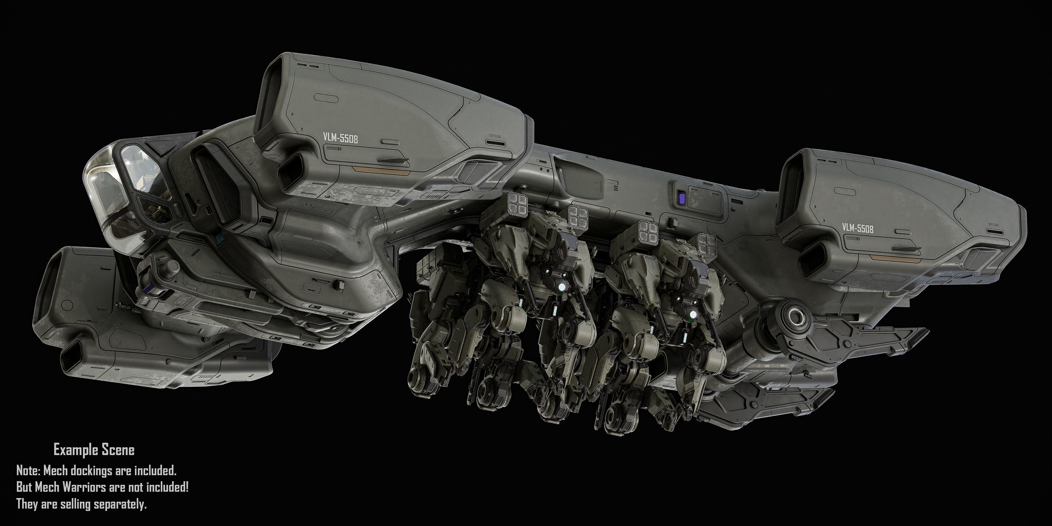 Dropship Concept 3D model_4