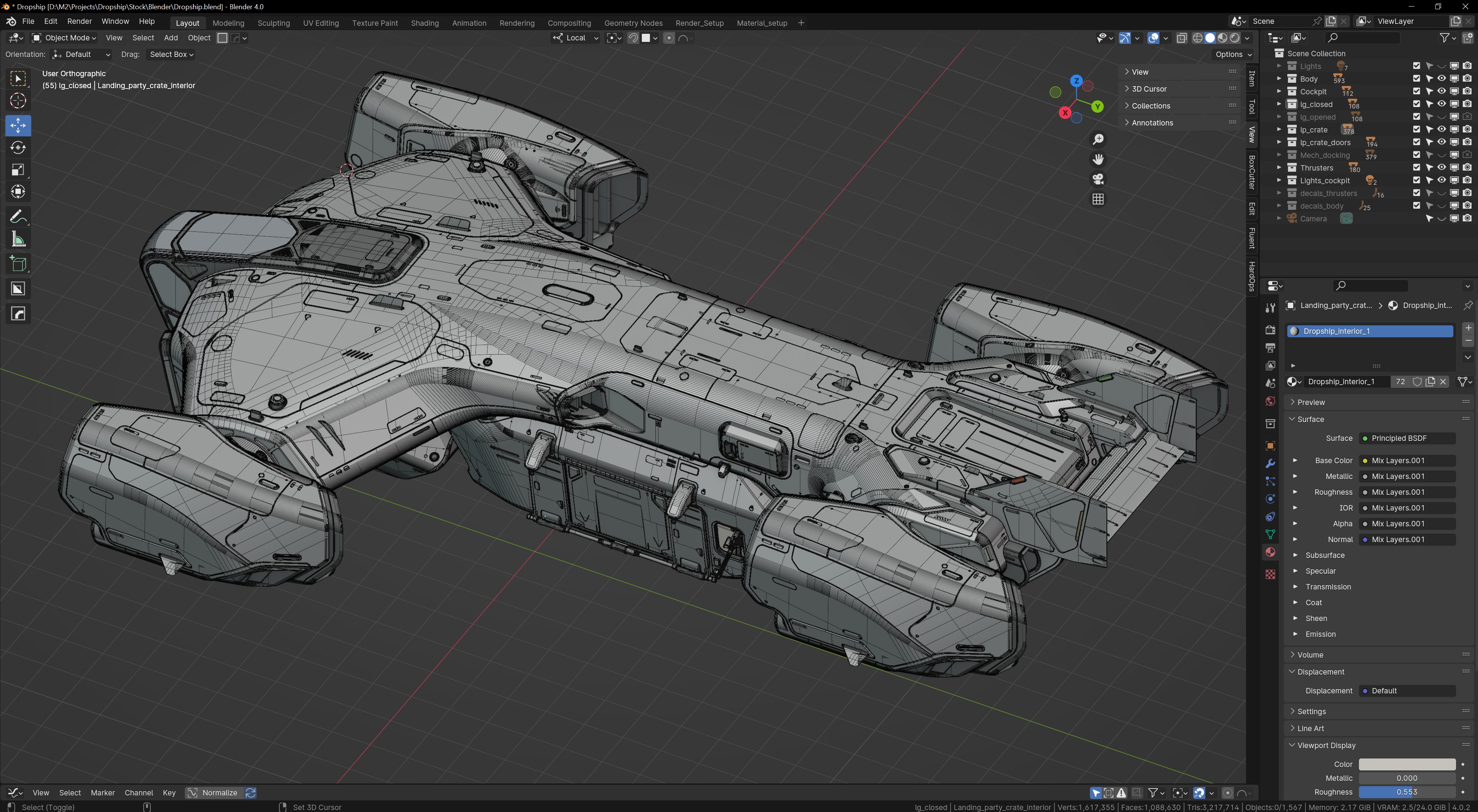 Dropship Concept 3D model_19