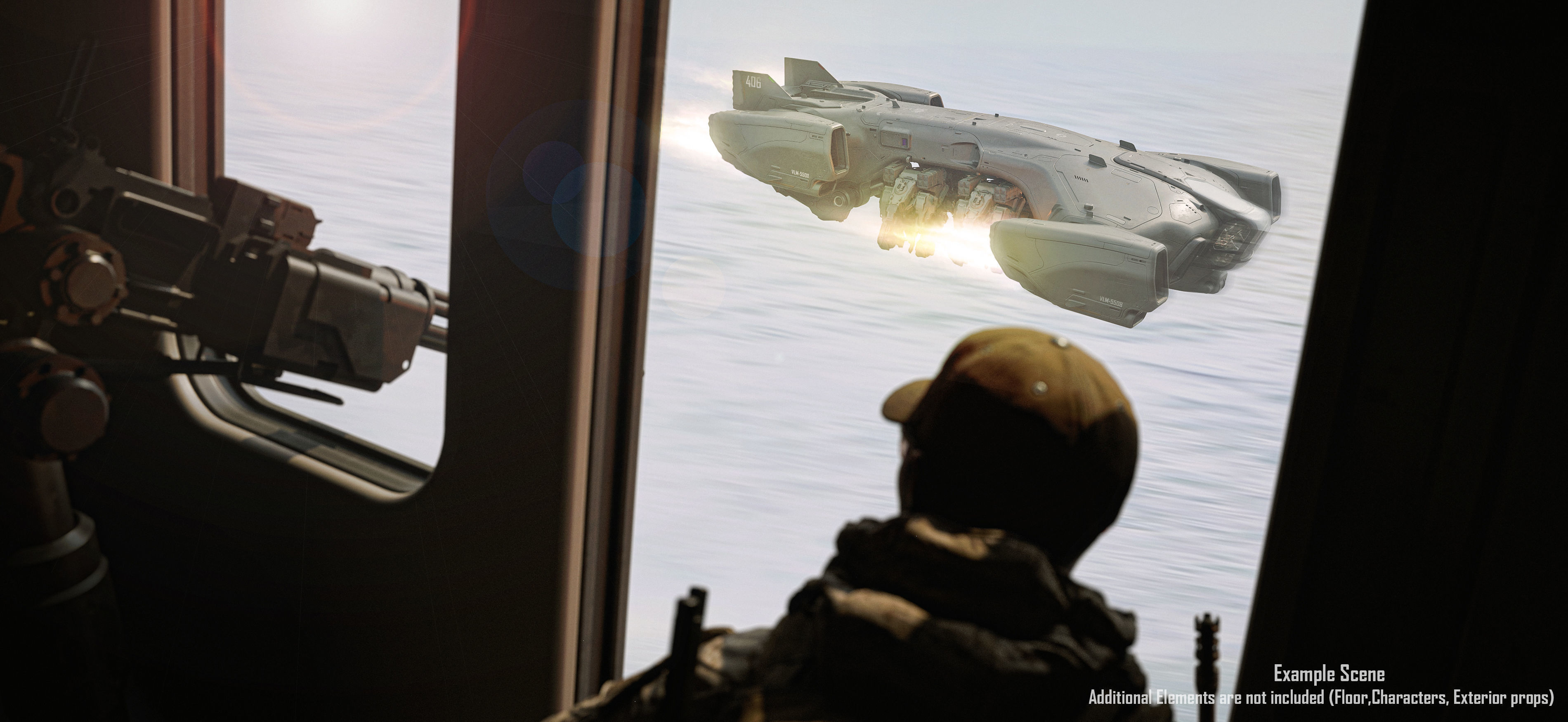 Dropship Concept 3D model_10