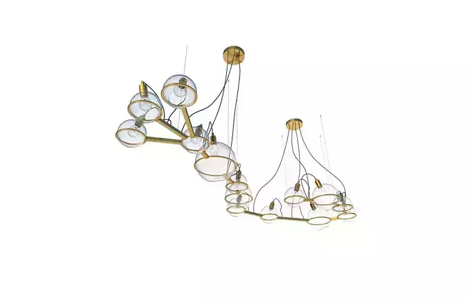 Chandelier Scorpio SKU 20900 Free 3D model