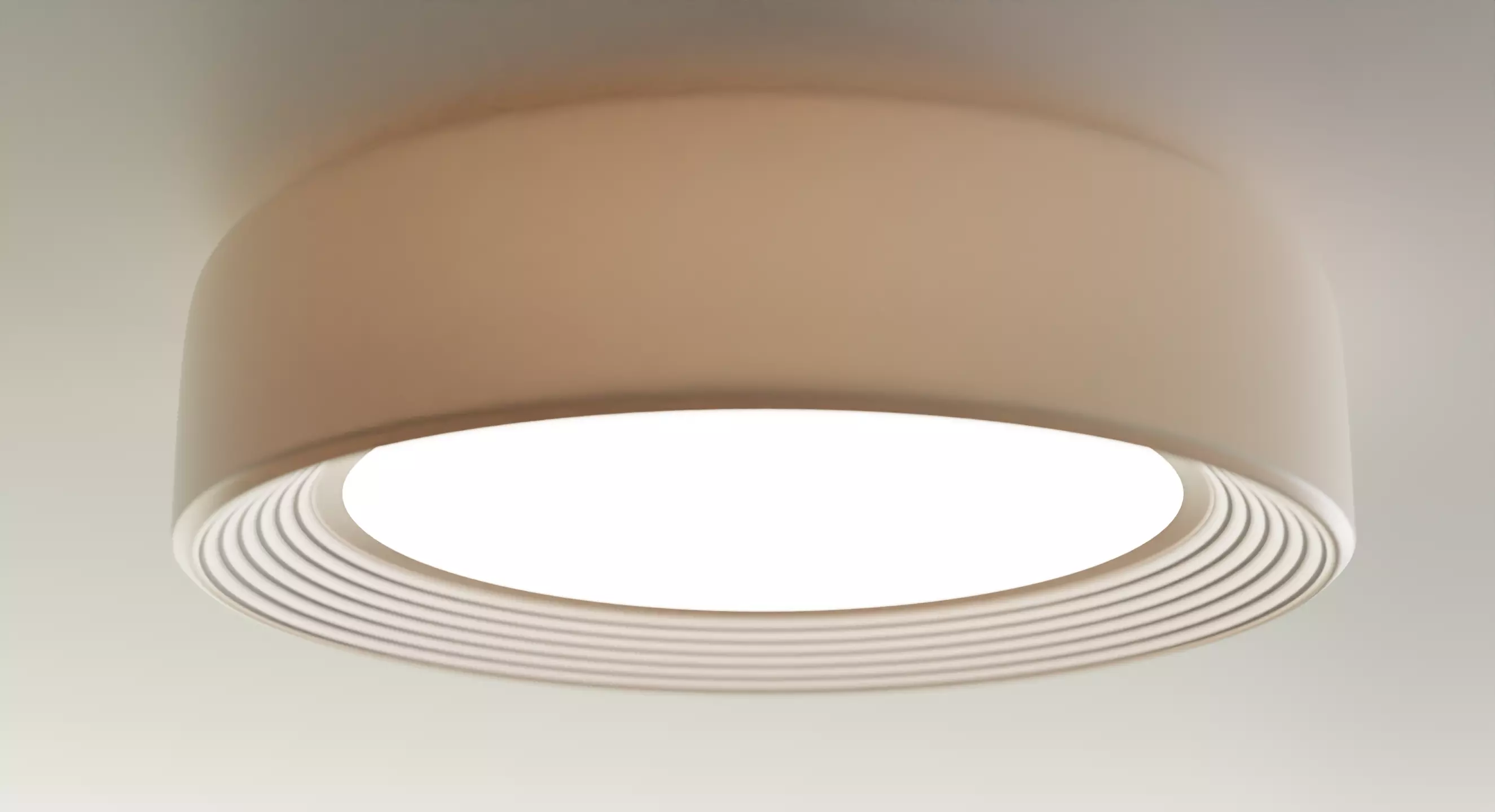 Japanese Minimalism Ceiling Lamp Free 3D model_0