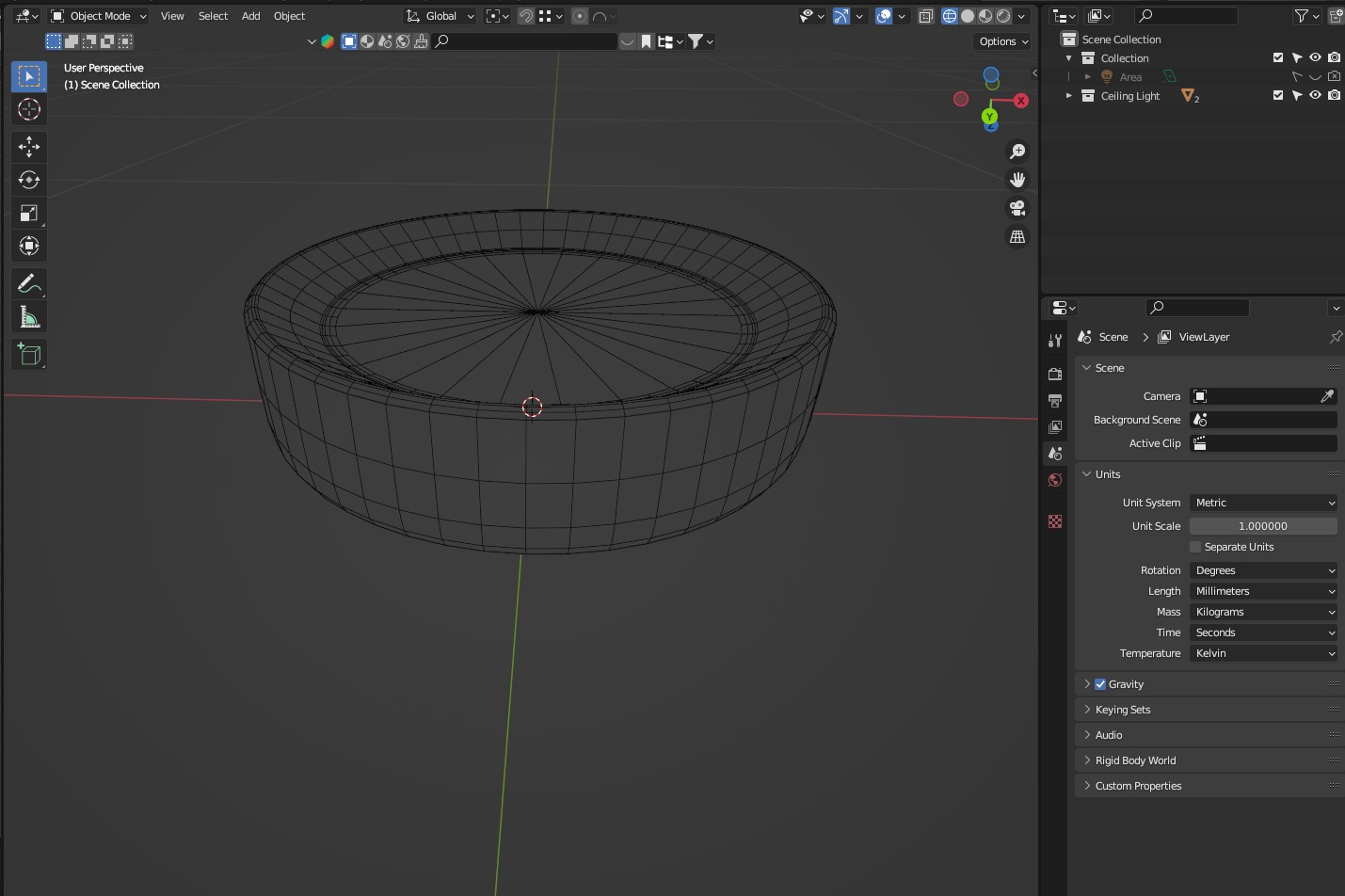 Japanese Minimalism Ceiling Lamp Free 3D model_1