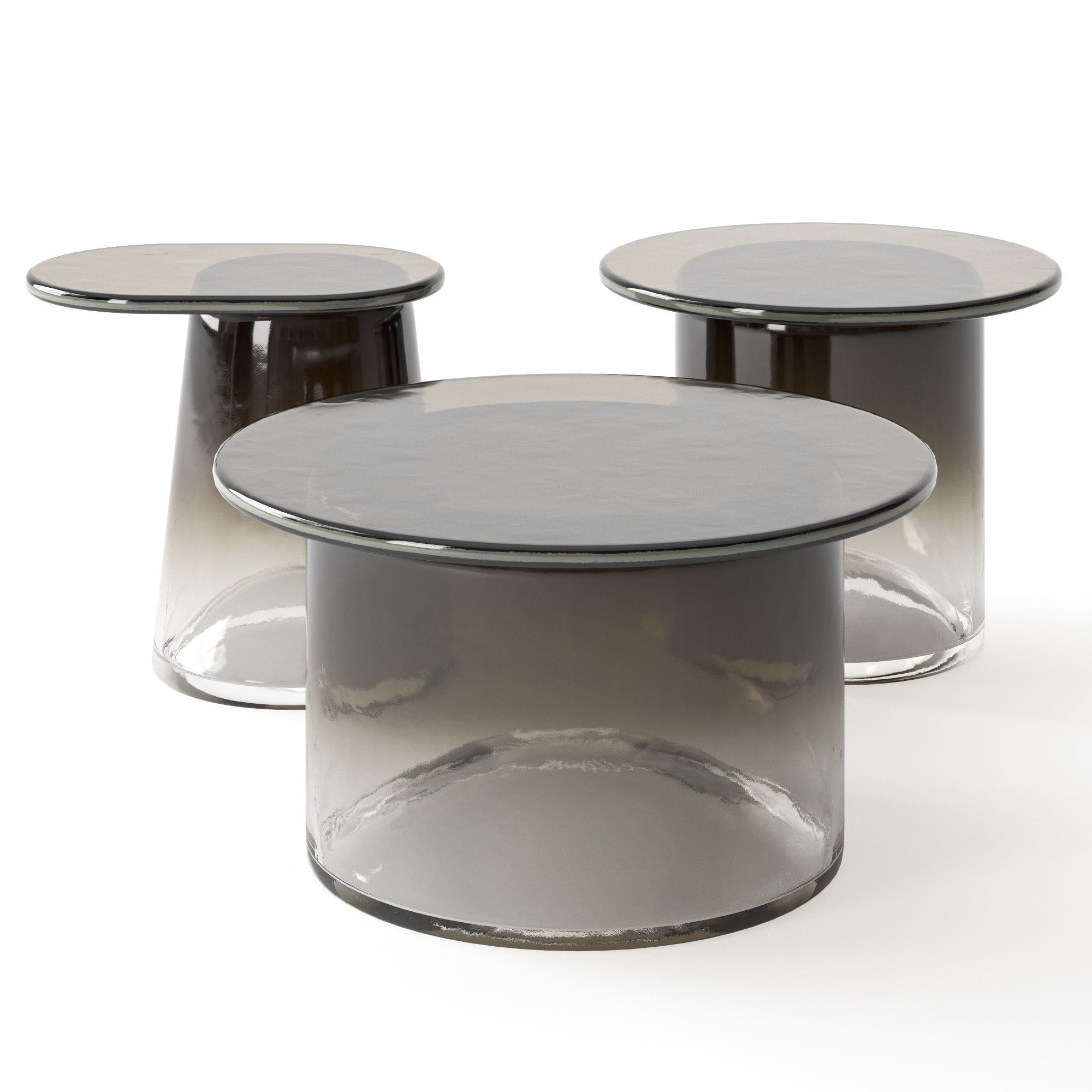 Bernhardt Ice coffee tables 3D model_3