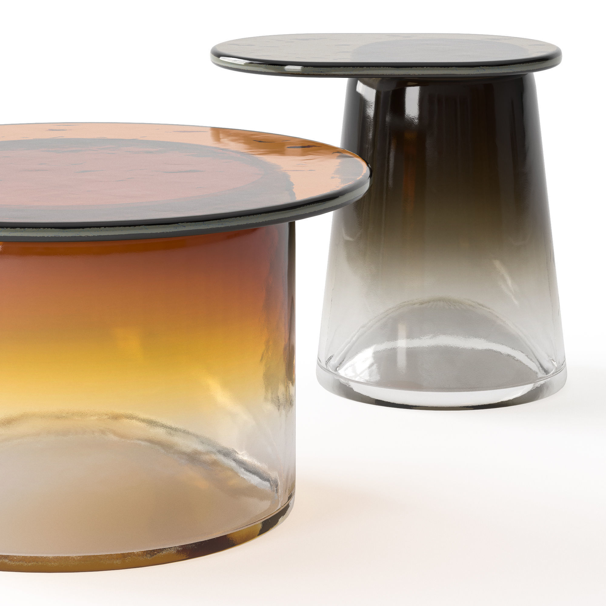 Bernhardt Ice coffee tables 3D model_1