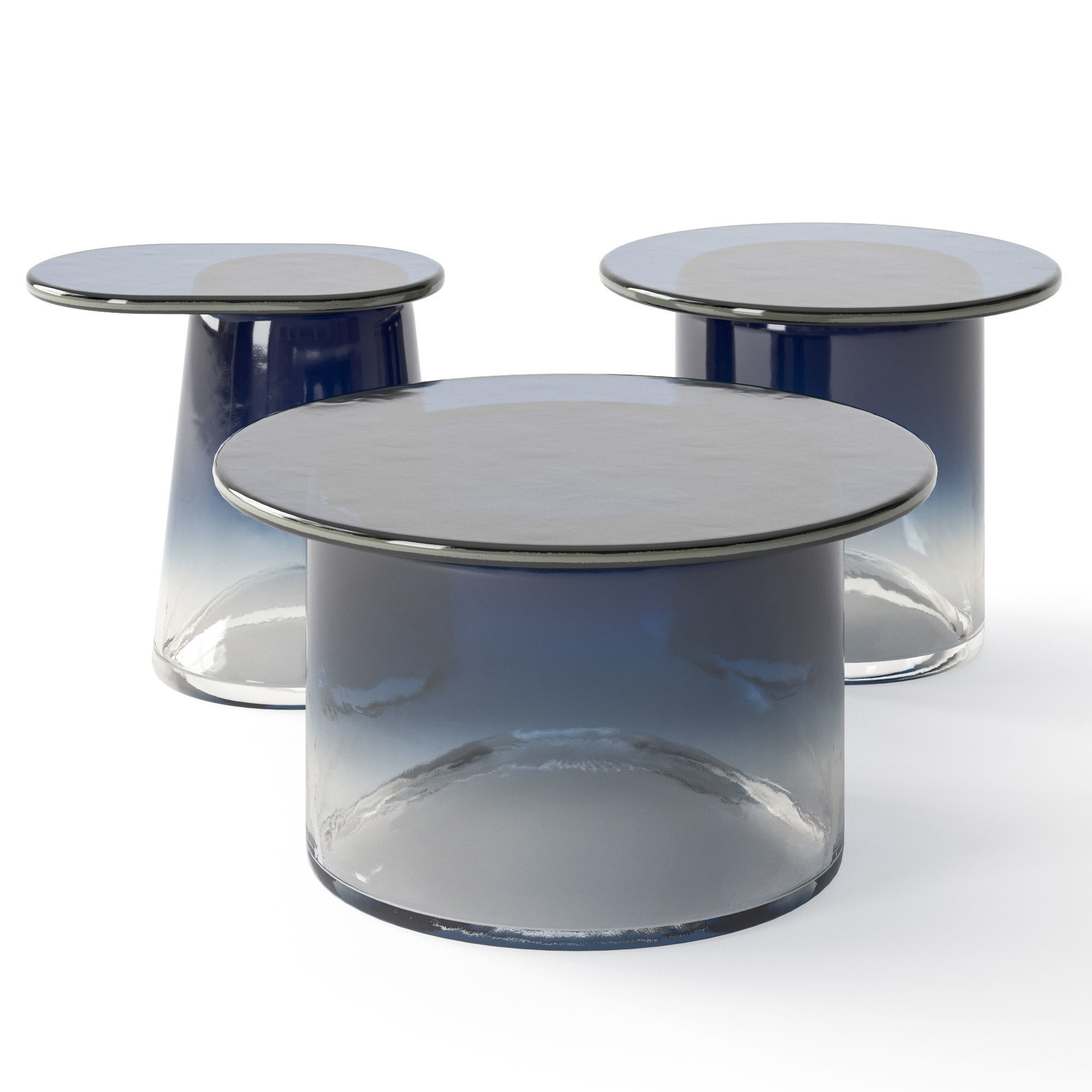 Bernhardt Ice coffee tables 3D model_4