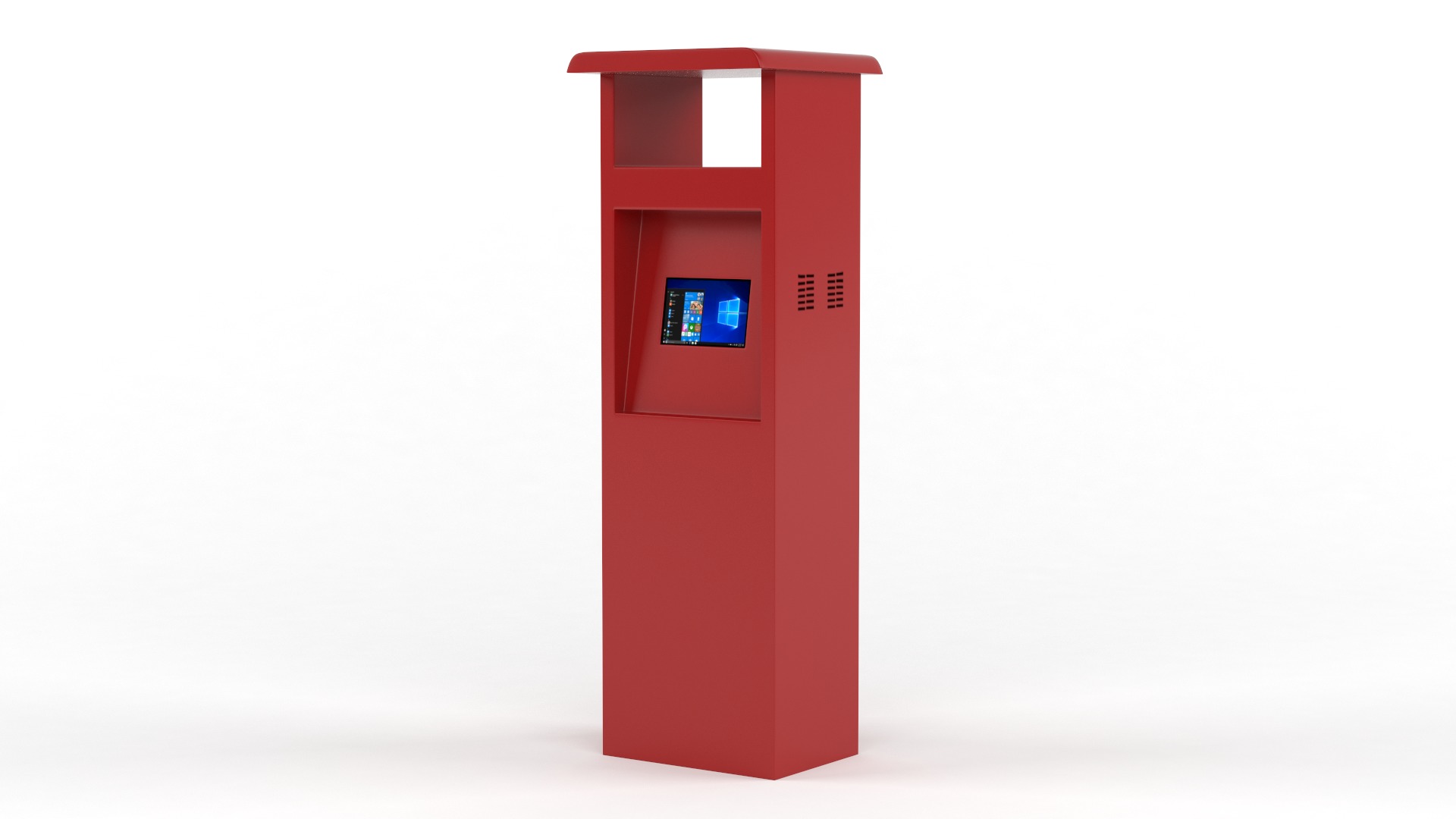 Electronic Kiosk 3D model_2