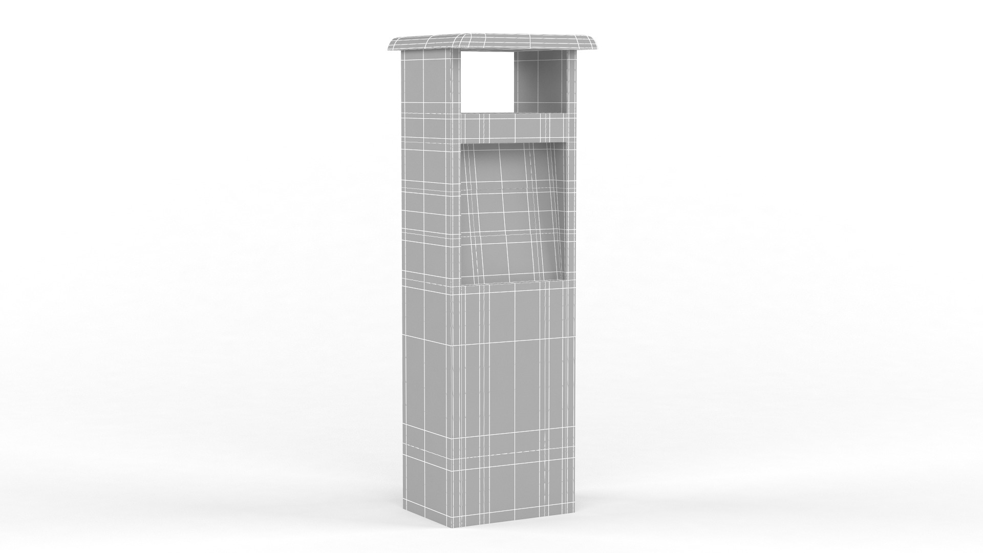 Electronic Kiosk 3D model_11