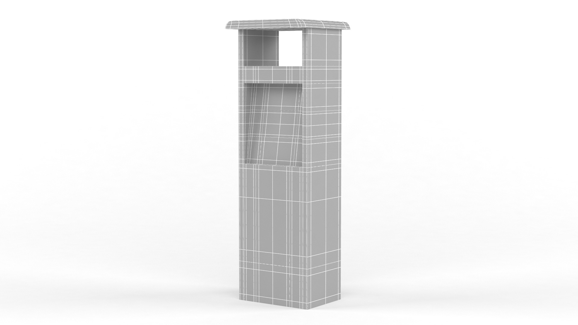 Electronic Kiosk 3D model_8