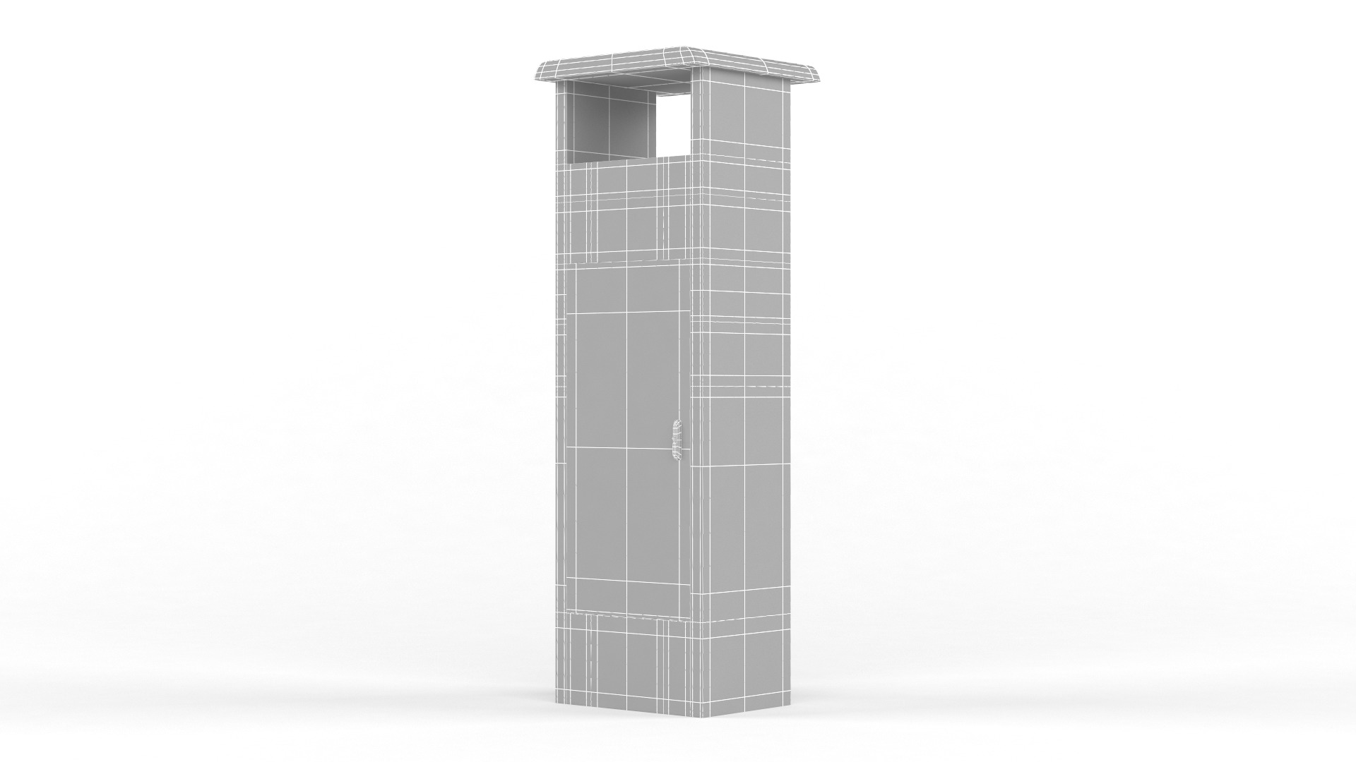 Electronic Kiosk 3D model_10