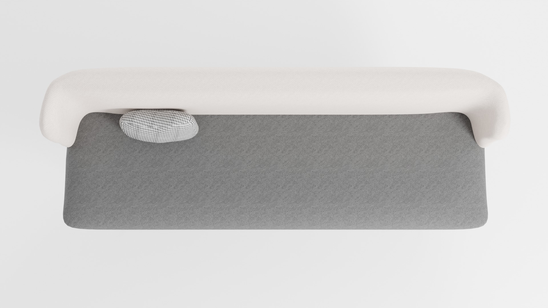 Compact sofa in dark colors in Scandinavian style 3D model_5