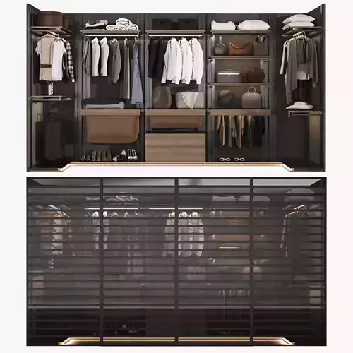 Wardrobe with filling