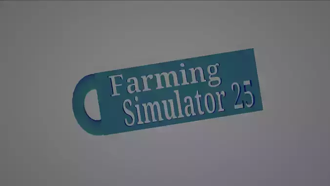 Farming Simulator 25 Keychain 3D model