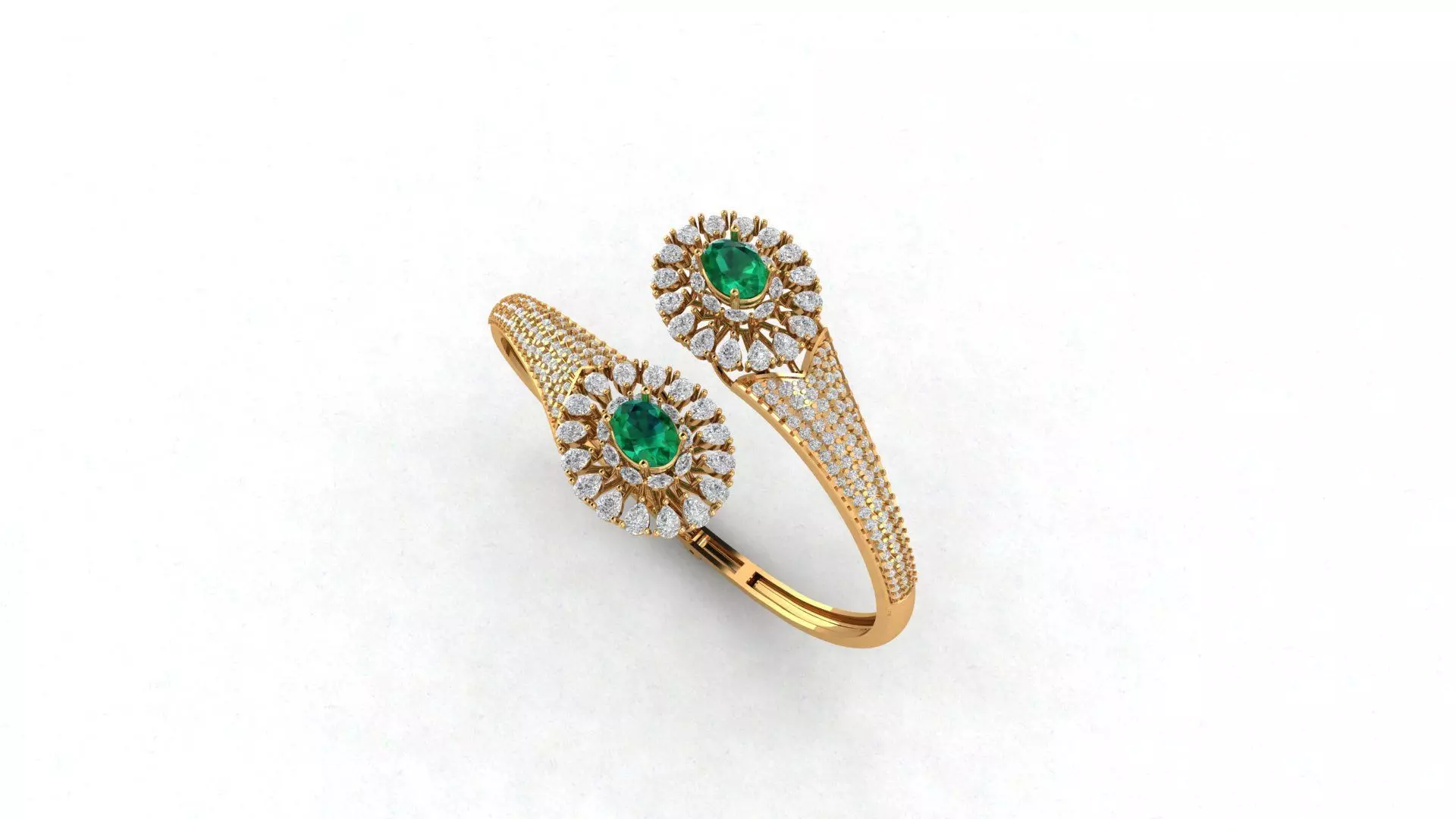 braclate gold 3D print model_0