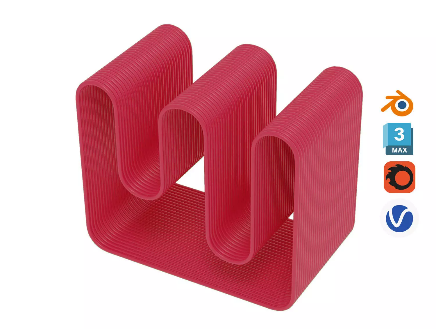 Eburet mini stool Free 3D model_0