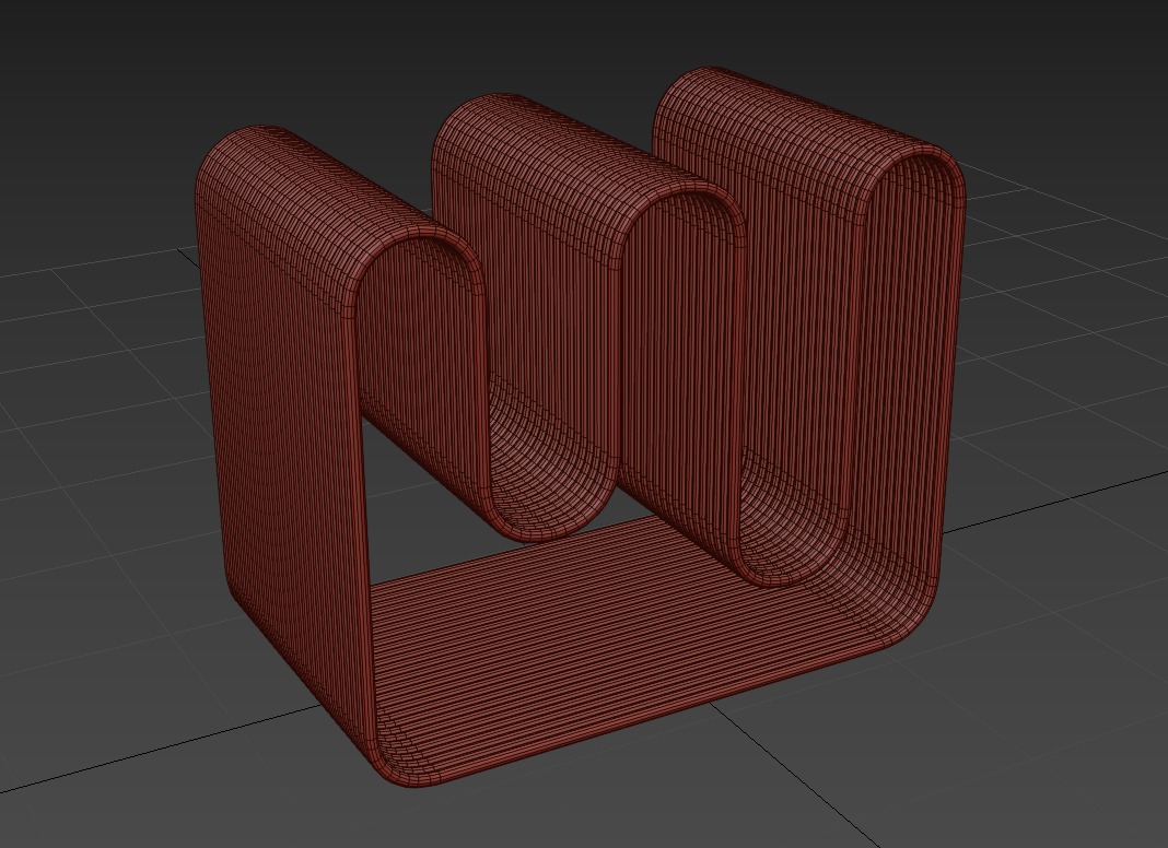 Eburet mini stool Free 3D model_7