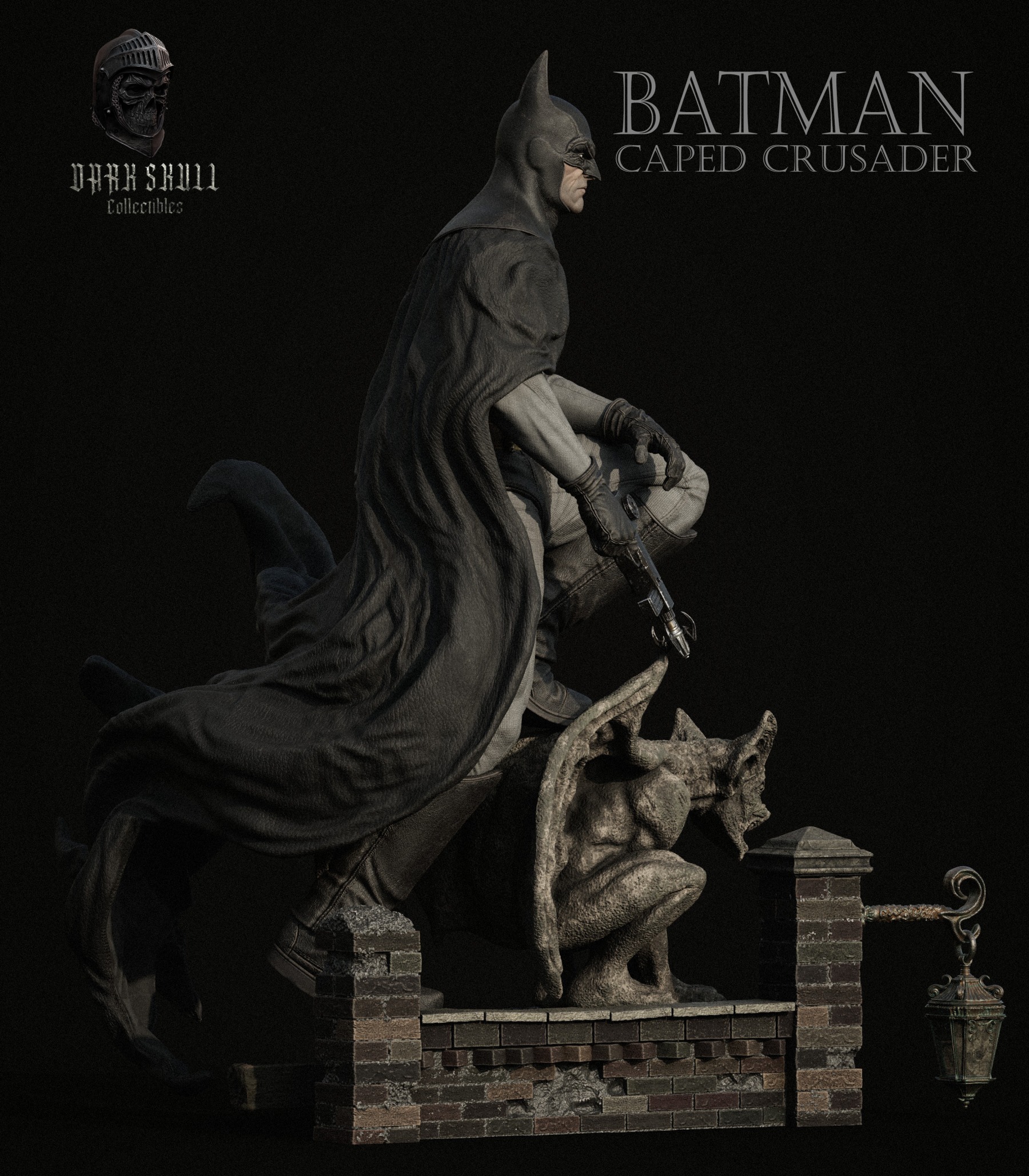 BATMAN CAPED CRUSADER 1-9 20cm 3D print model_4