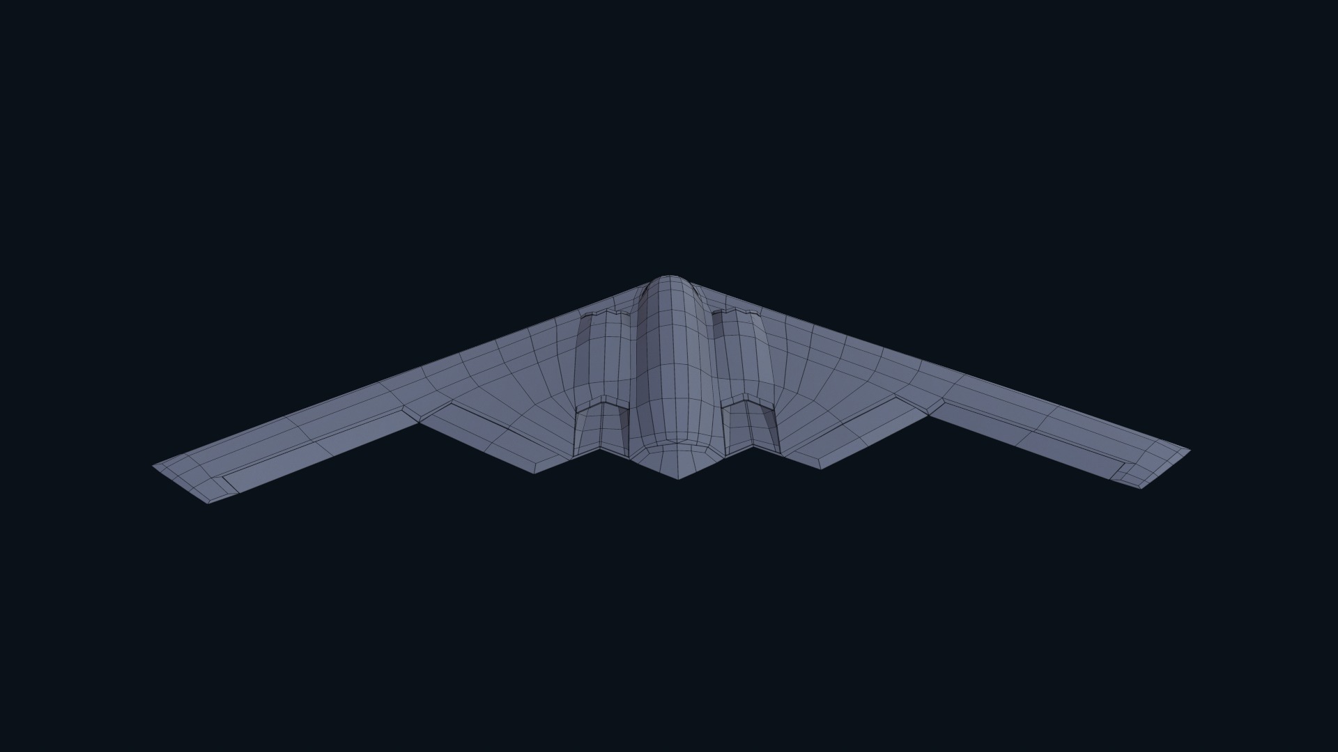 Asset - Army - B2 Spirit 3D MODEL REALISTIC Low-poly 3D model_22