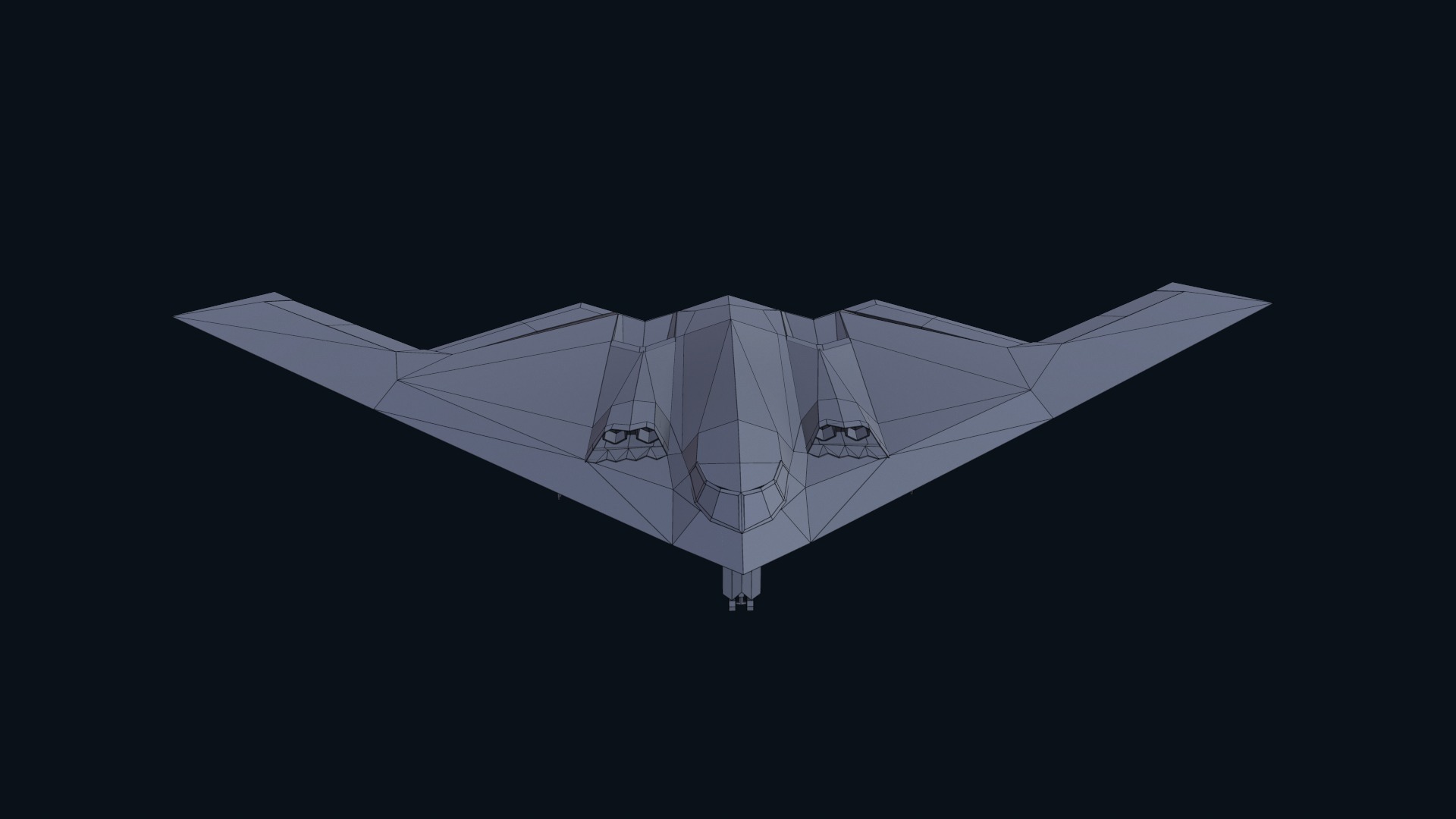 Asset - Army - B2 Spirit 3D MODEL REALISTIC Low-poly 3D model_28
