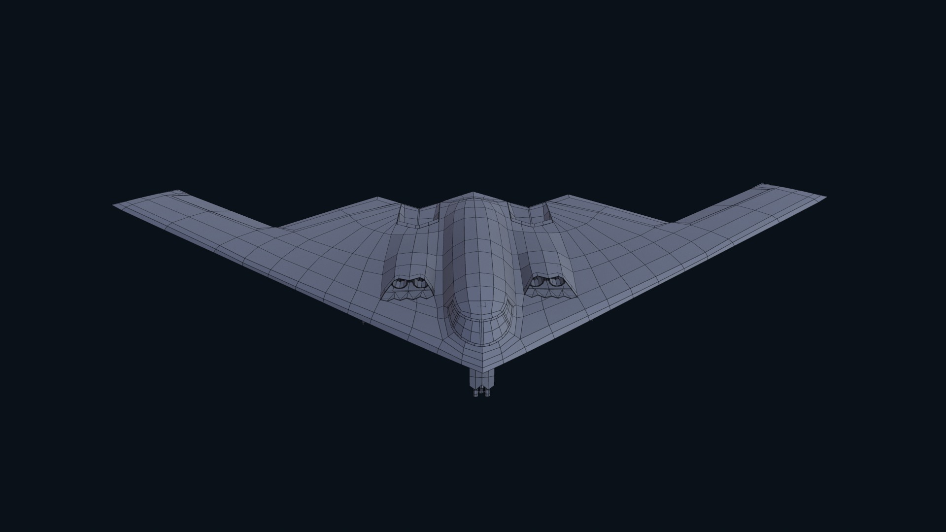 Asset - Army - B2 Spirit 3D MODEL REALISTIC Low-poly 3D model_23
