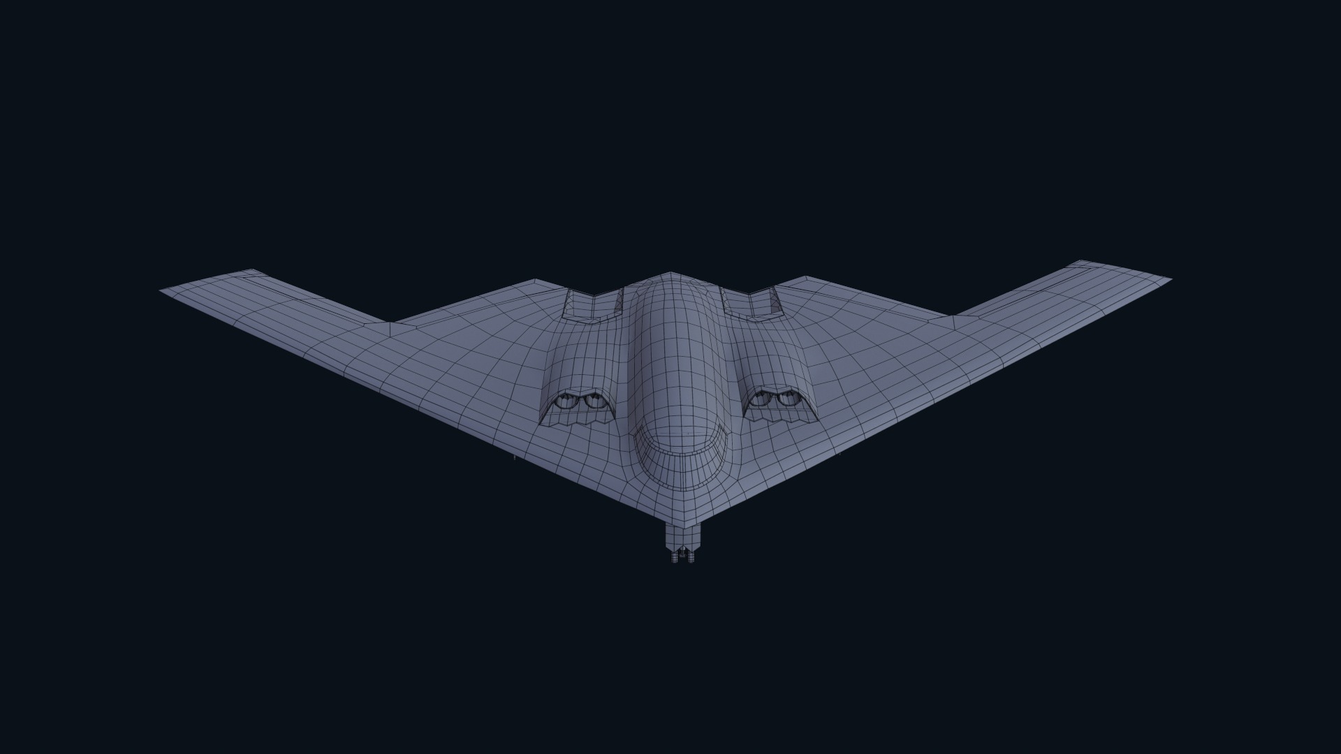 Asset - Army - B2 Spirit 3D MODEL REALISTIC Low-poly 3D model_10