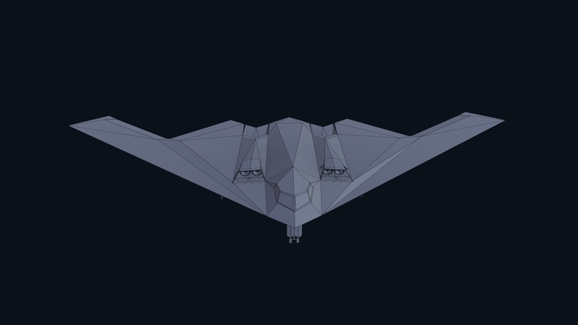 Asset - Army - B2 Spirit 3D MODEL REALISTIC Low-poly 3D model_34