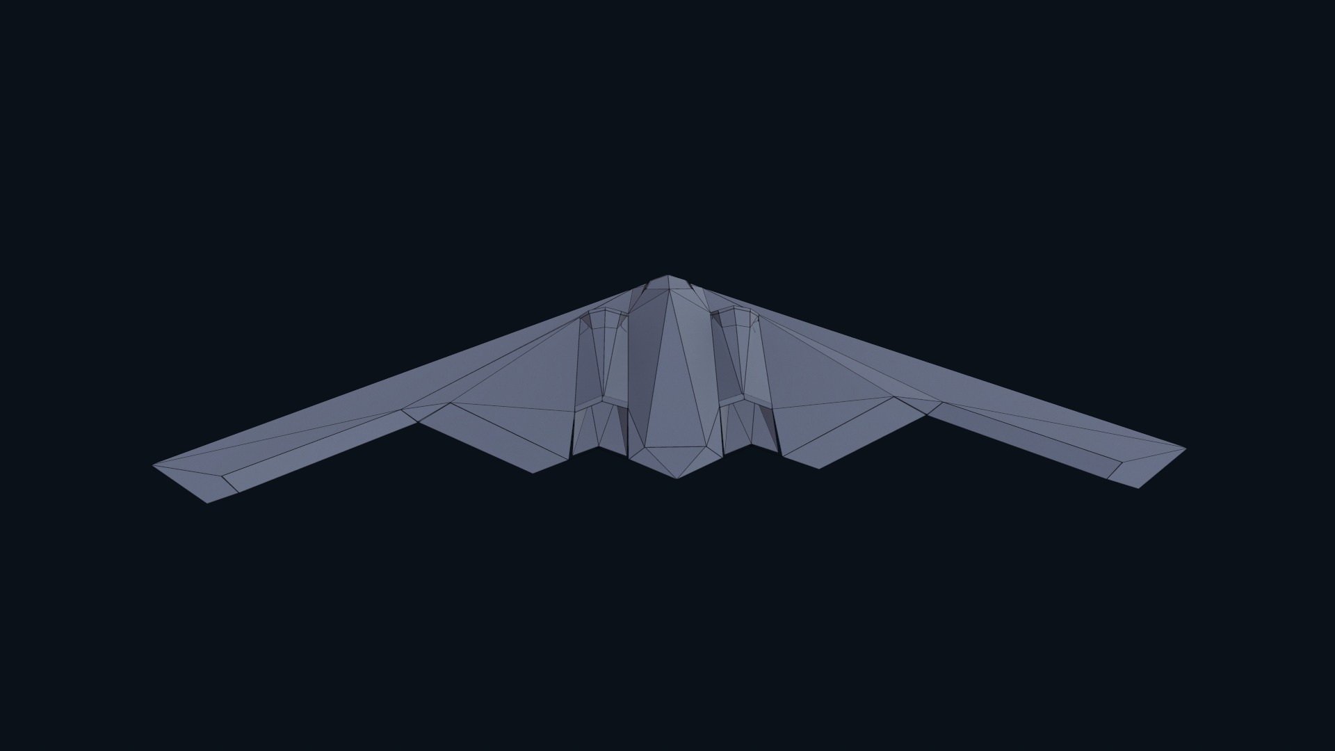 Asset - Army - B2 Spirit 3D MODEL REALISTIC Low-poly 3D model_35