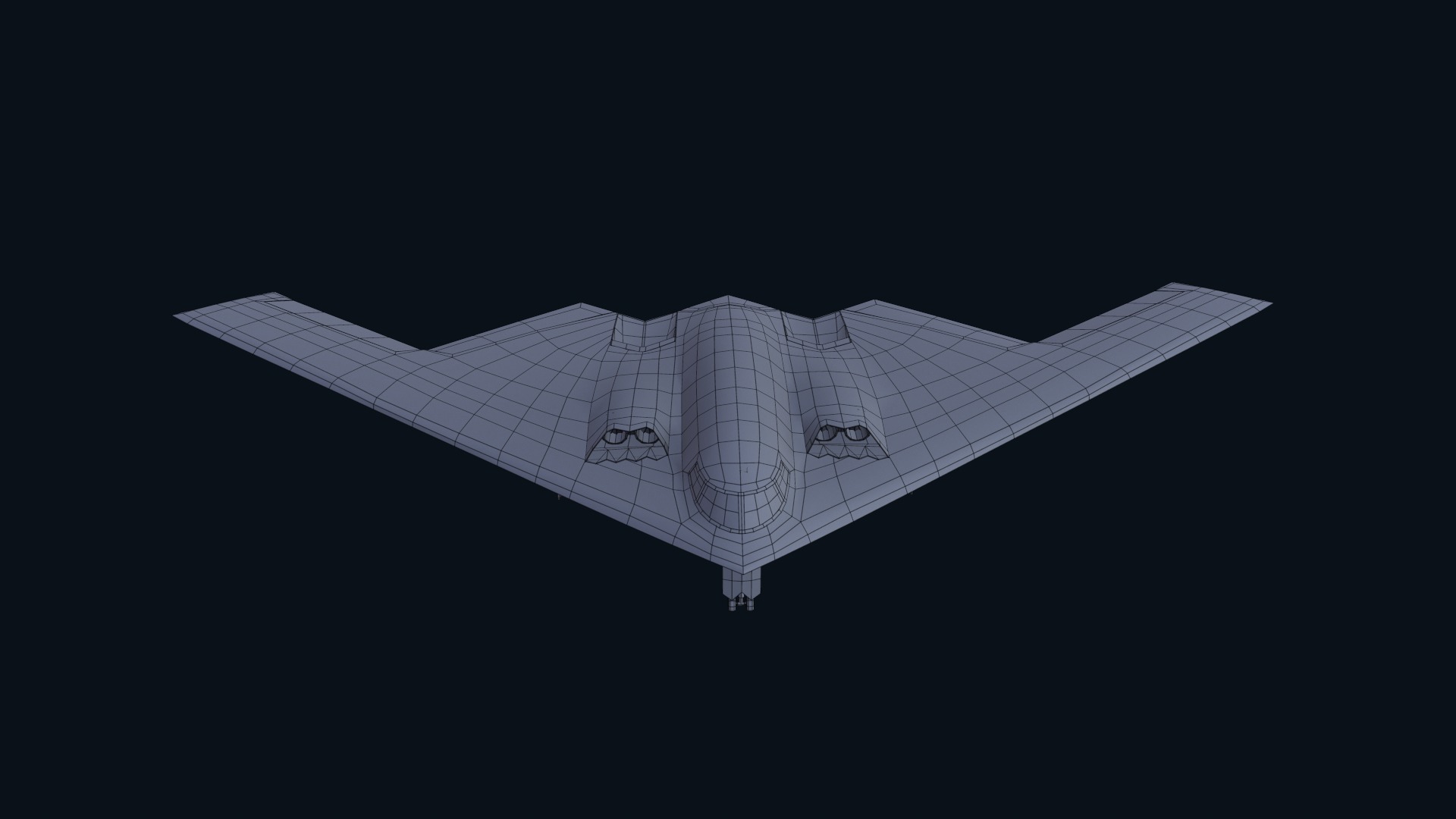 Asset - Army - B2 Spirit 3D MODEL REALISTIC Low-poly 3D model_16