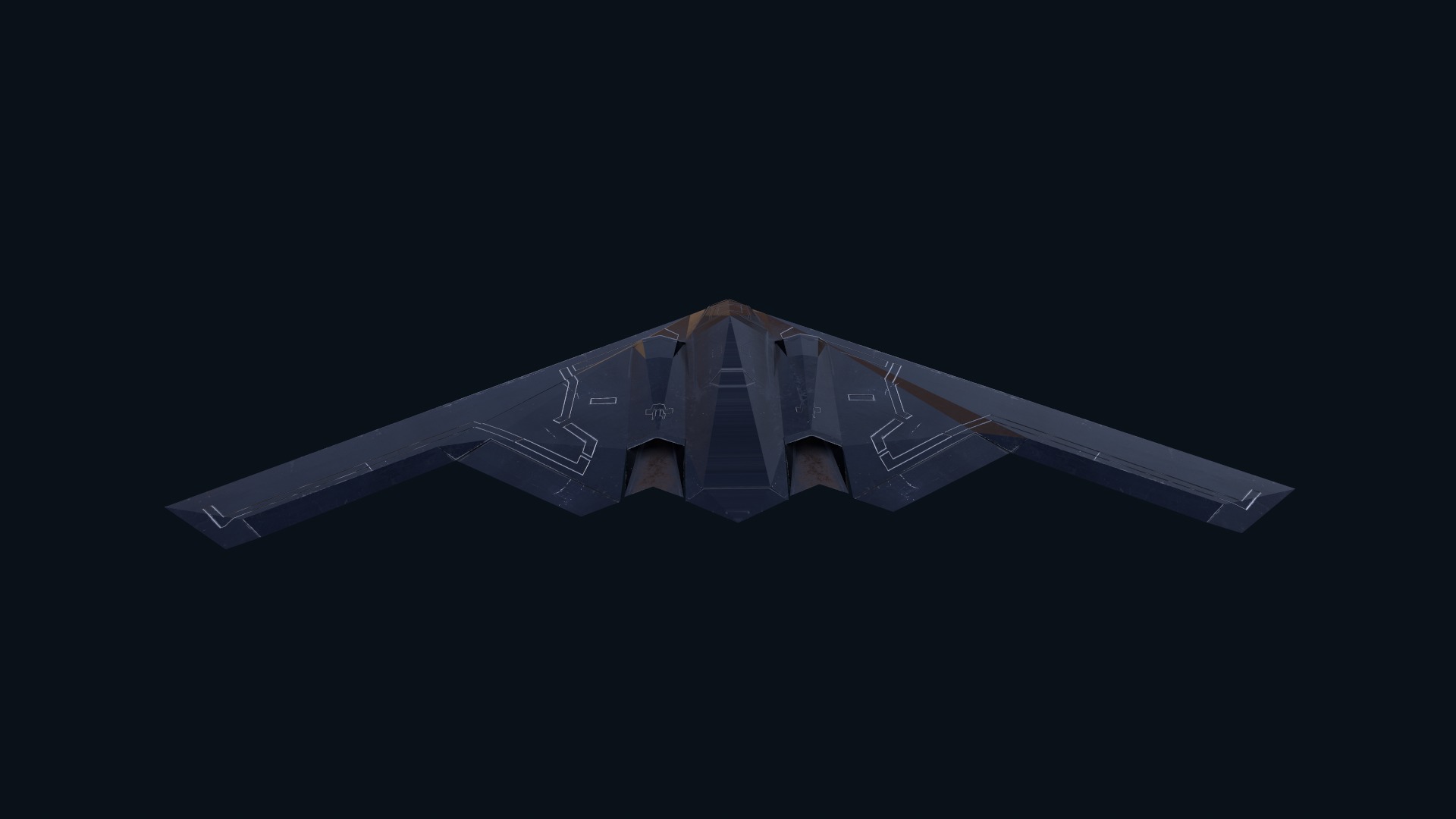 Asset - Army - B2 Spirit 3D MODEL REALISTIC Low-poly 3D model_32