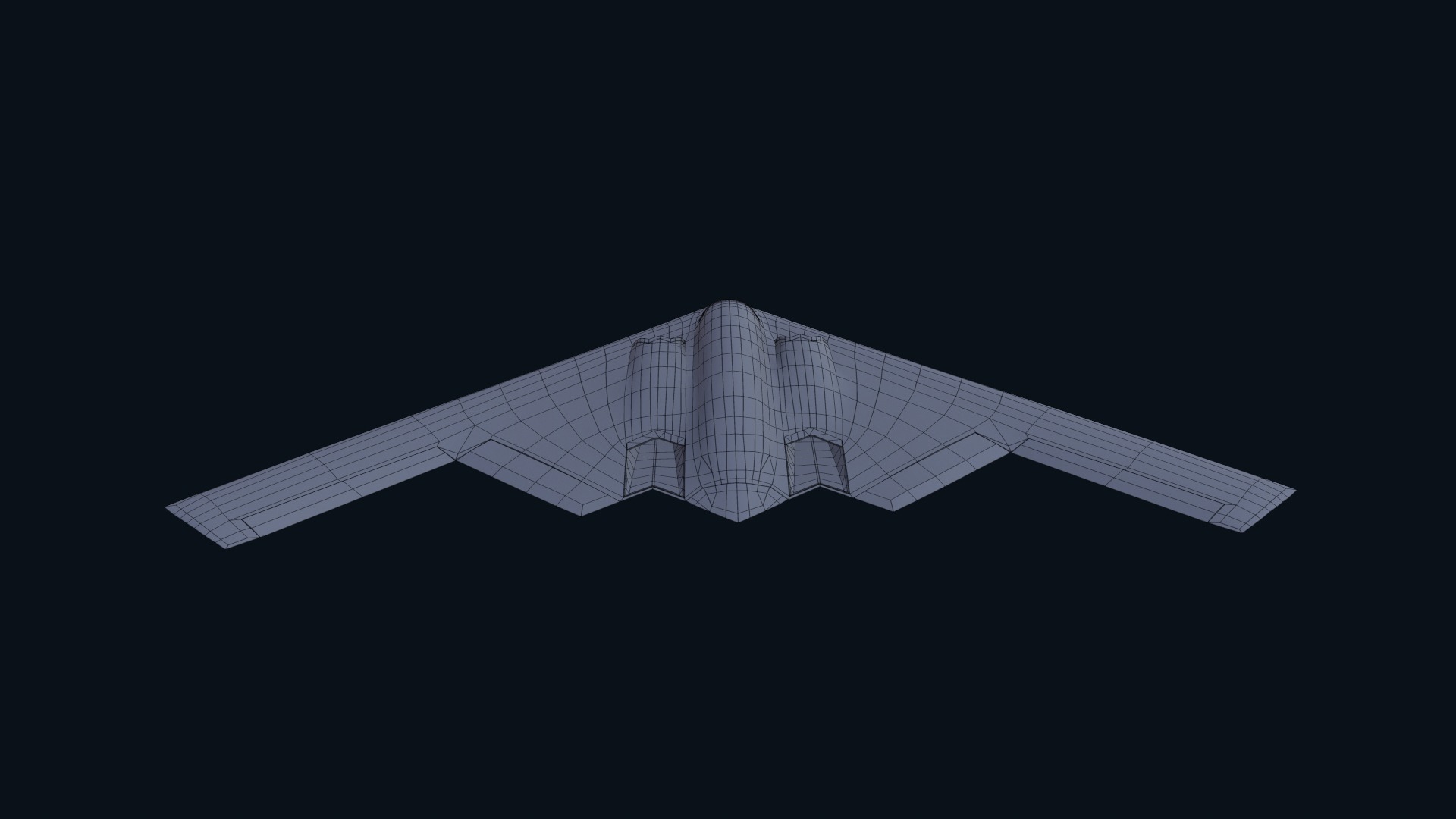 Asset - Army - B2 Spirit 3D MODEL REALISTIC Low-poly 3D model_11