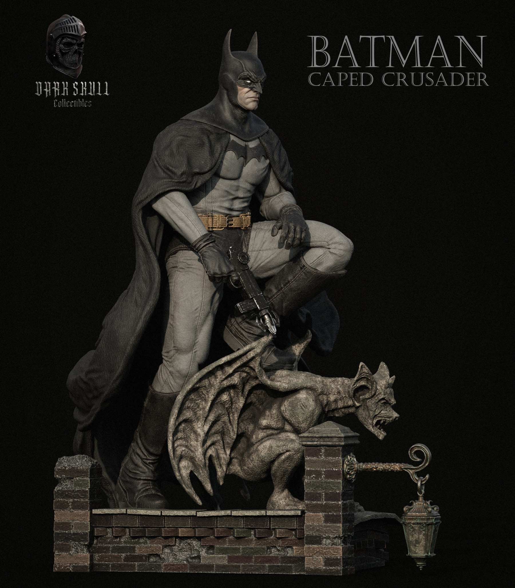 BATMAN CAPED CRUSADER 1-6 36cm 3D print model_5