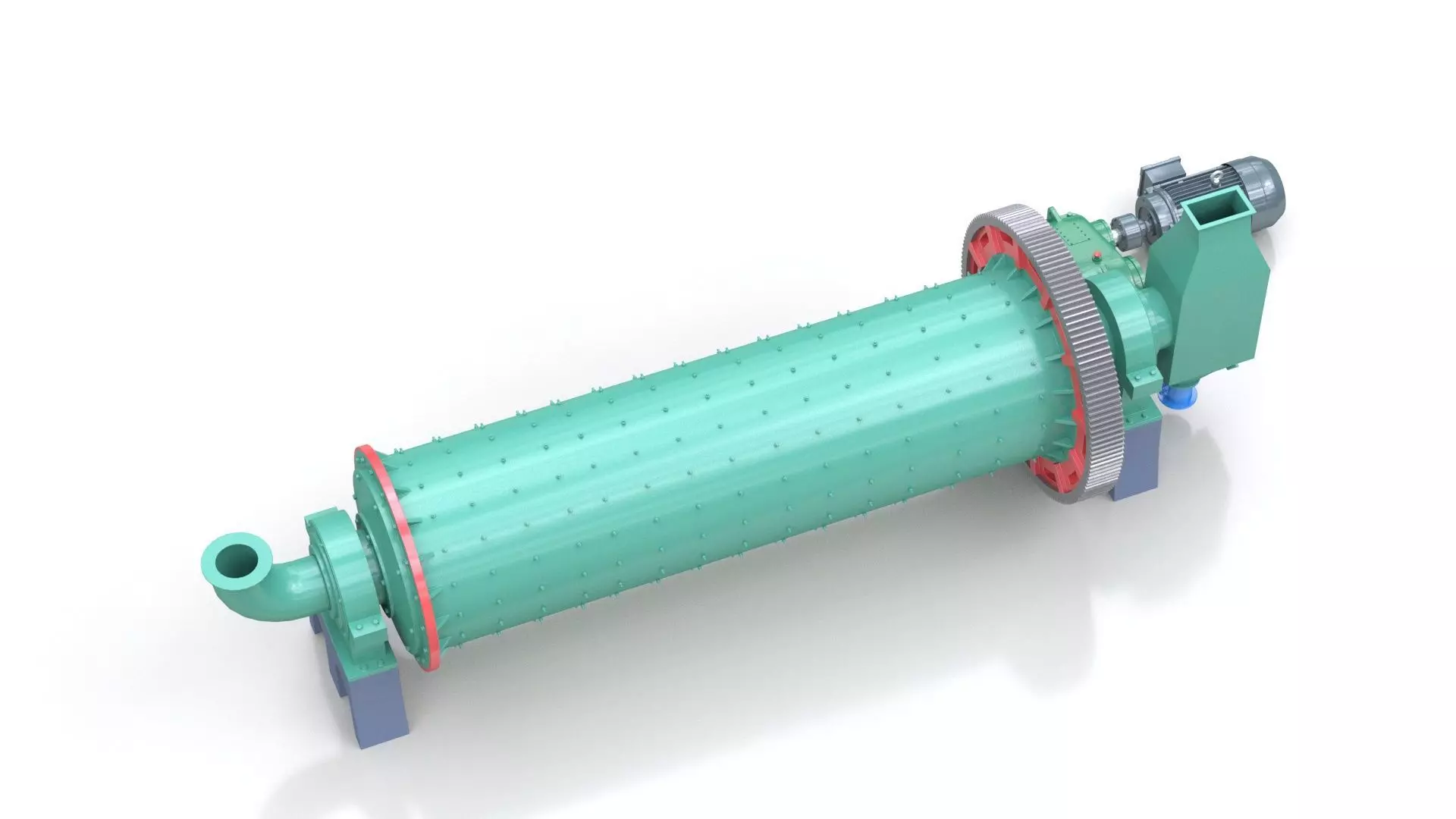  Ball Mill 3D model_0