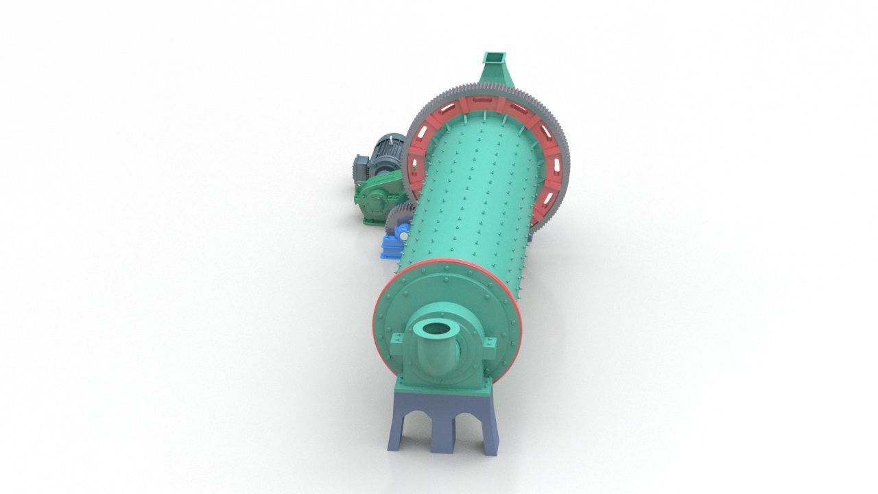  Ball Mill 3D model_6
